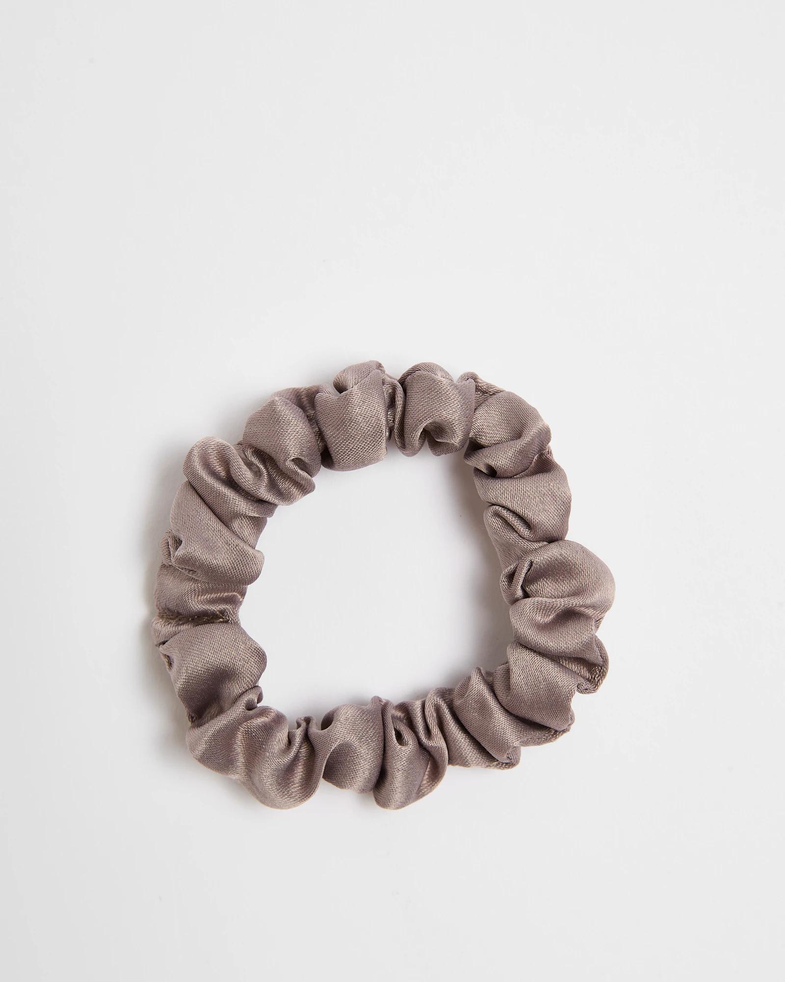 2 Target 5 Pack Satin Scrunchies BROWN, 2 of 2