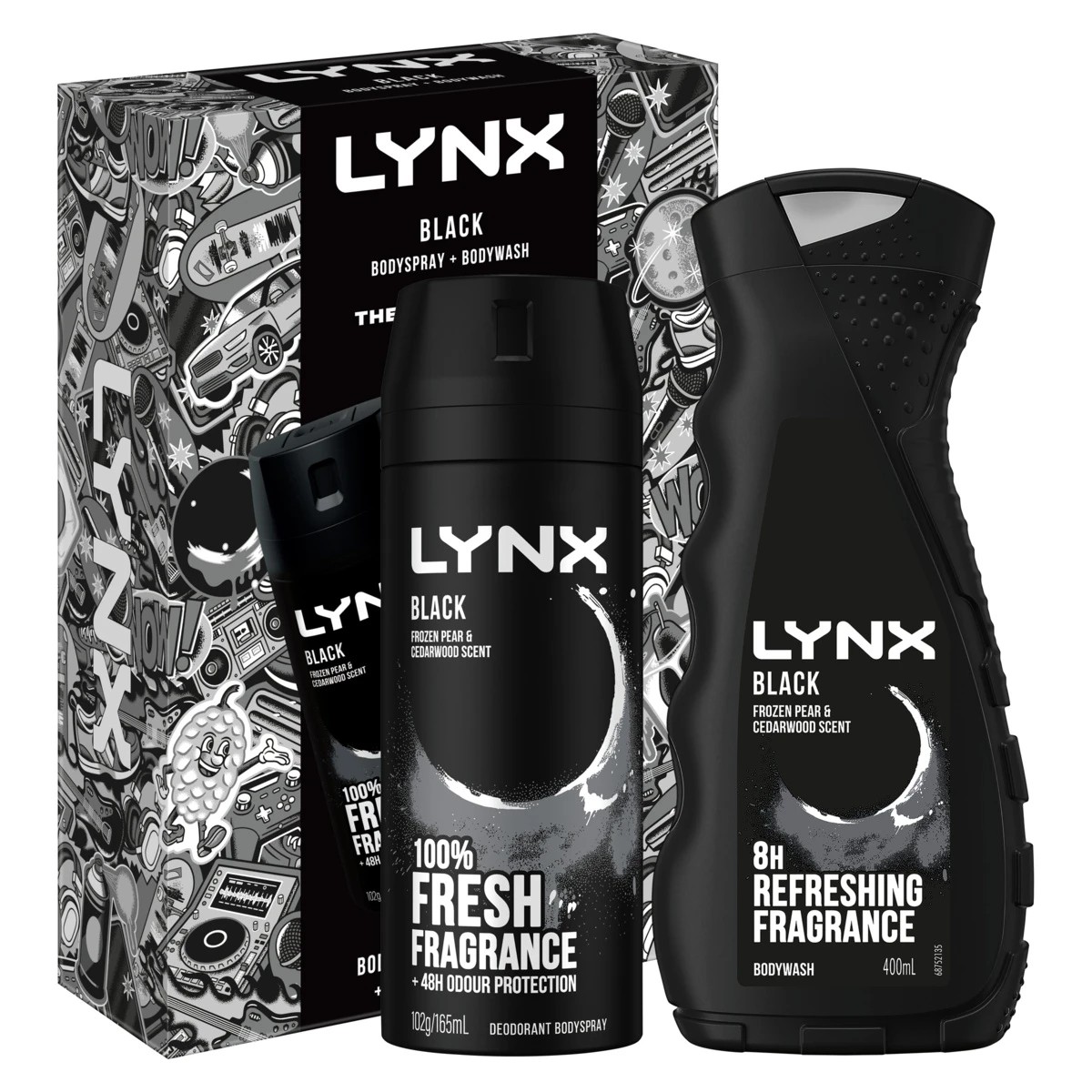 1 LYNX The Essentials Black Duo Gift Set, 1 of 6
