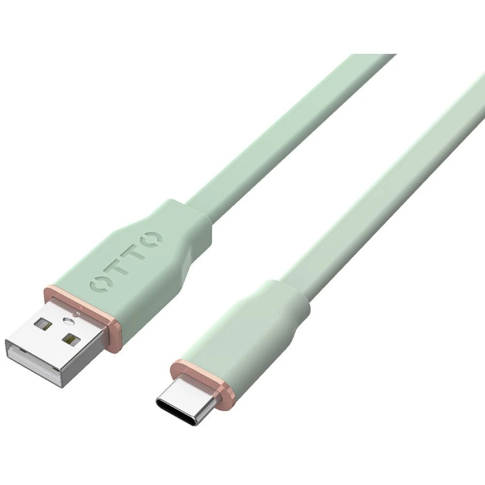 3 Otto 2m USB-A to USB-C Cable Mint, 3 of 6
