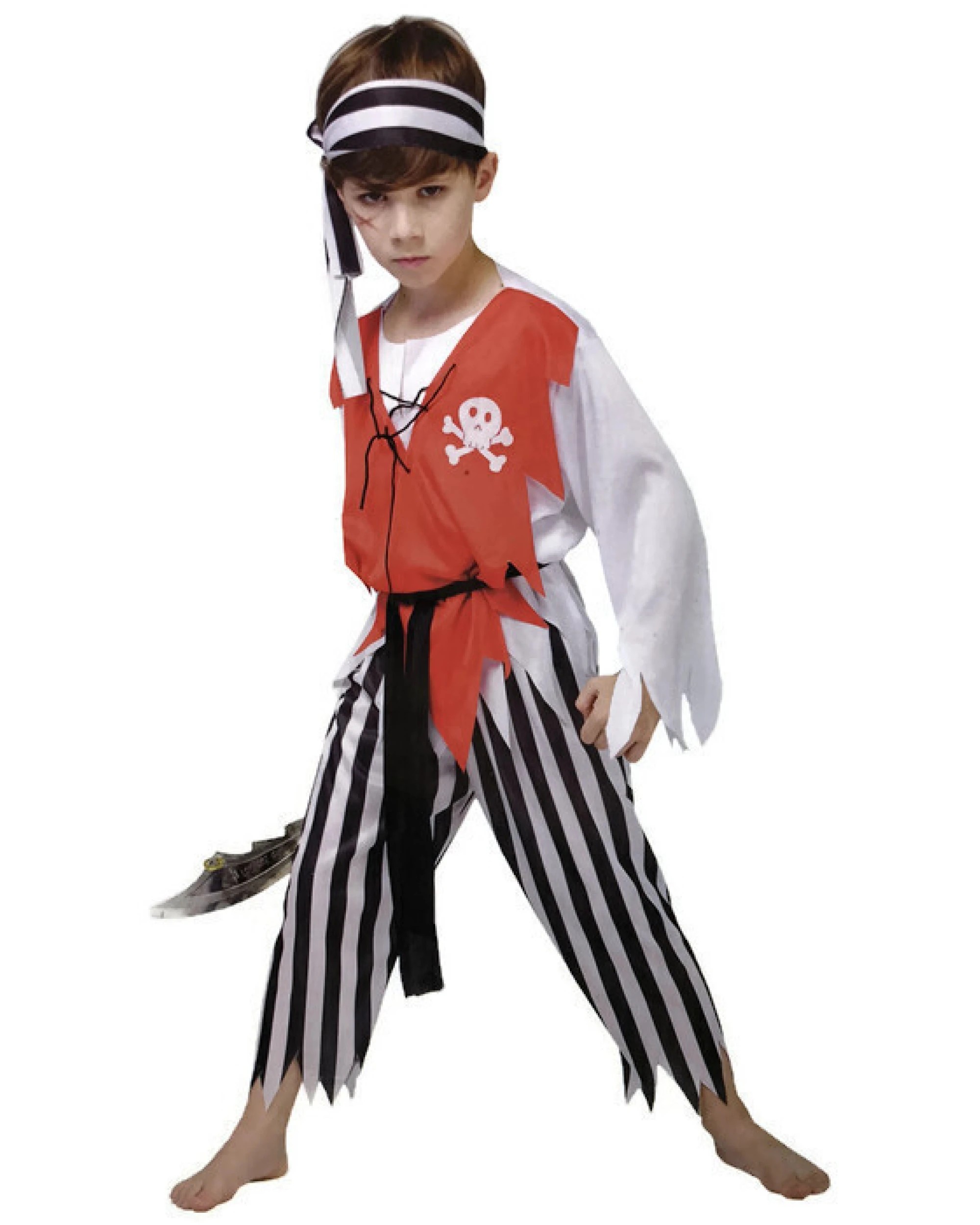 1 BR Costumes Boys Pirate Costume for Kids - Fancy Dress Outfit for Halloween and Book Week, 1 of 2
