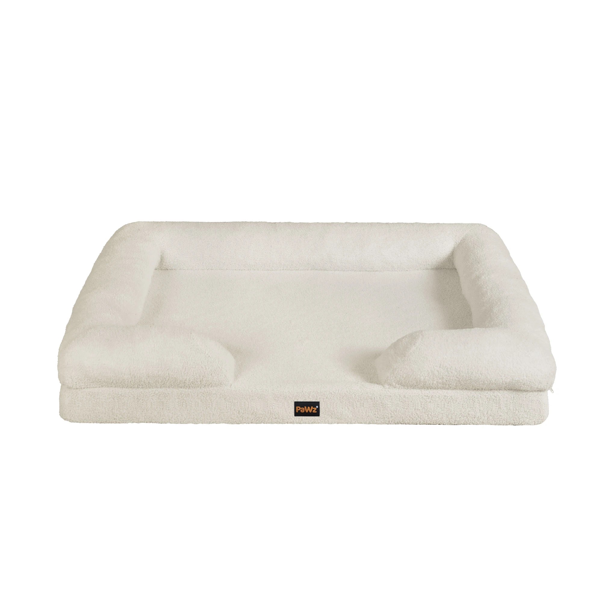 6 Pawz Memory Foam Pet Bed Large White, 6 of 6