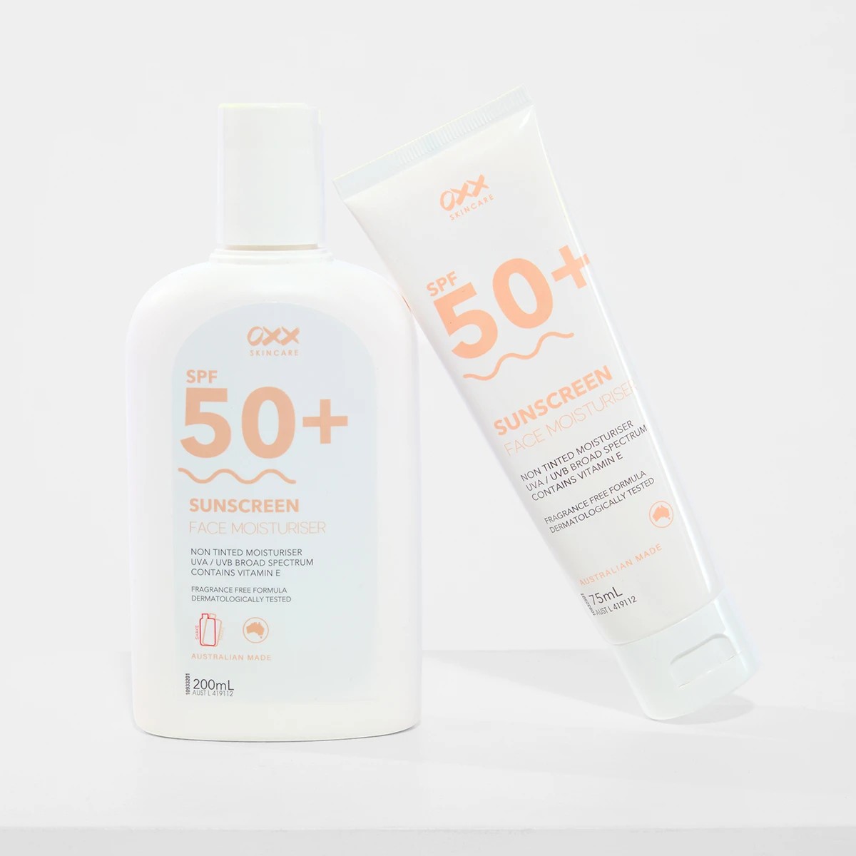 10 OXX Skincare SPF 50+ Face Moisturiser and Sunscreen 200ml - Vitamin E, 10 of 10