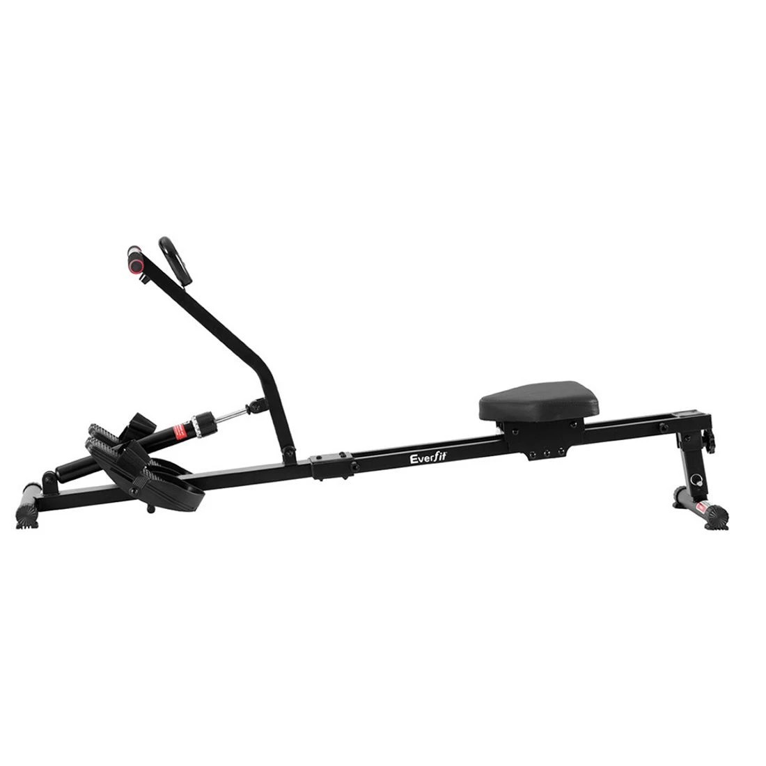 3 Everfit Hydraulic Rowing Machine Rower 12 Levels Resistance Exercise Fitness Gym - Black, 3 of 6