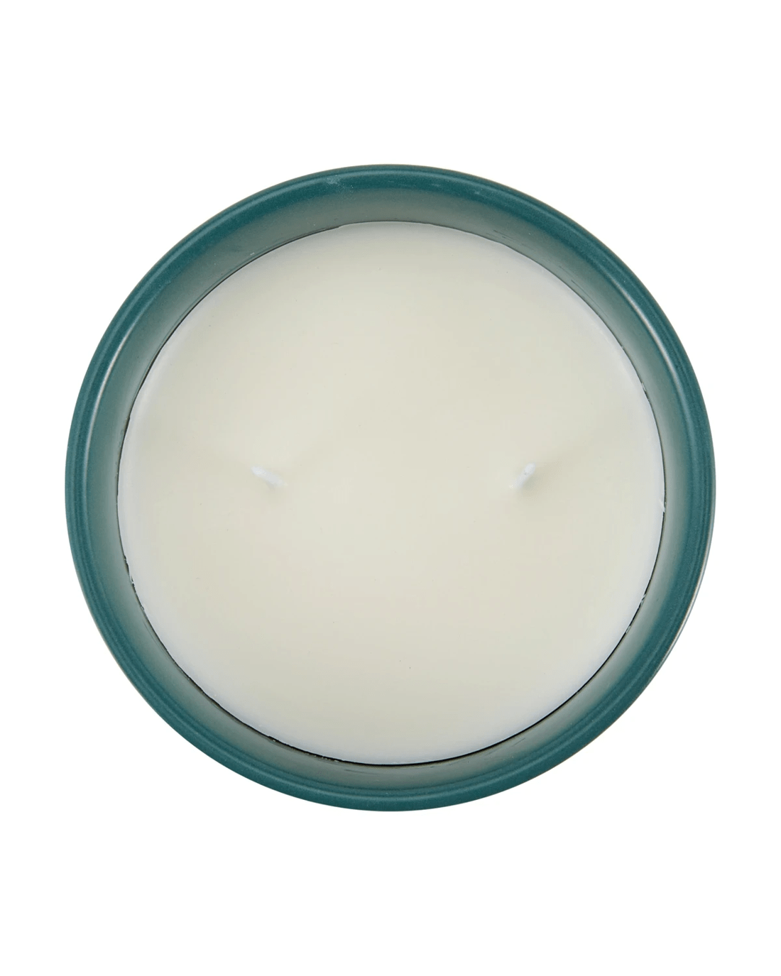 3 Green Check Ceramic Candle, 3 of 4