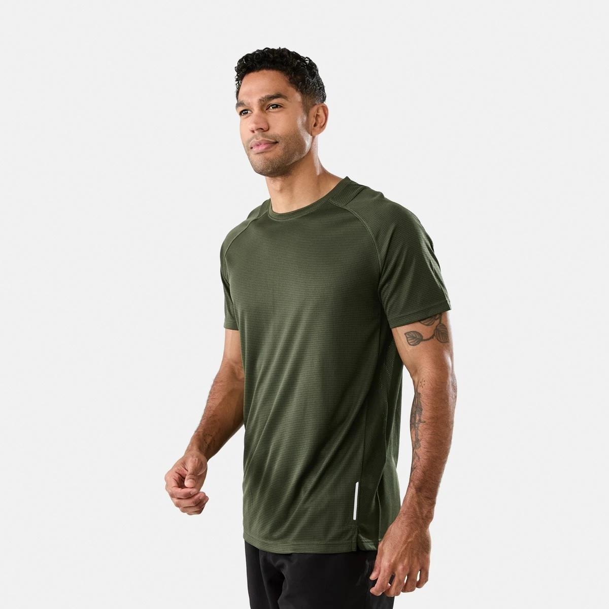 2 Active Mens Performance T-shirt Khaki, 2 of 5