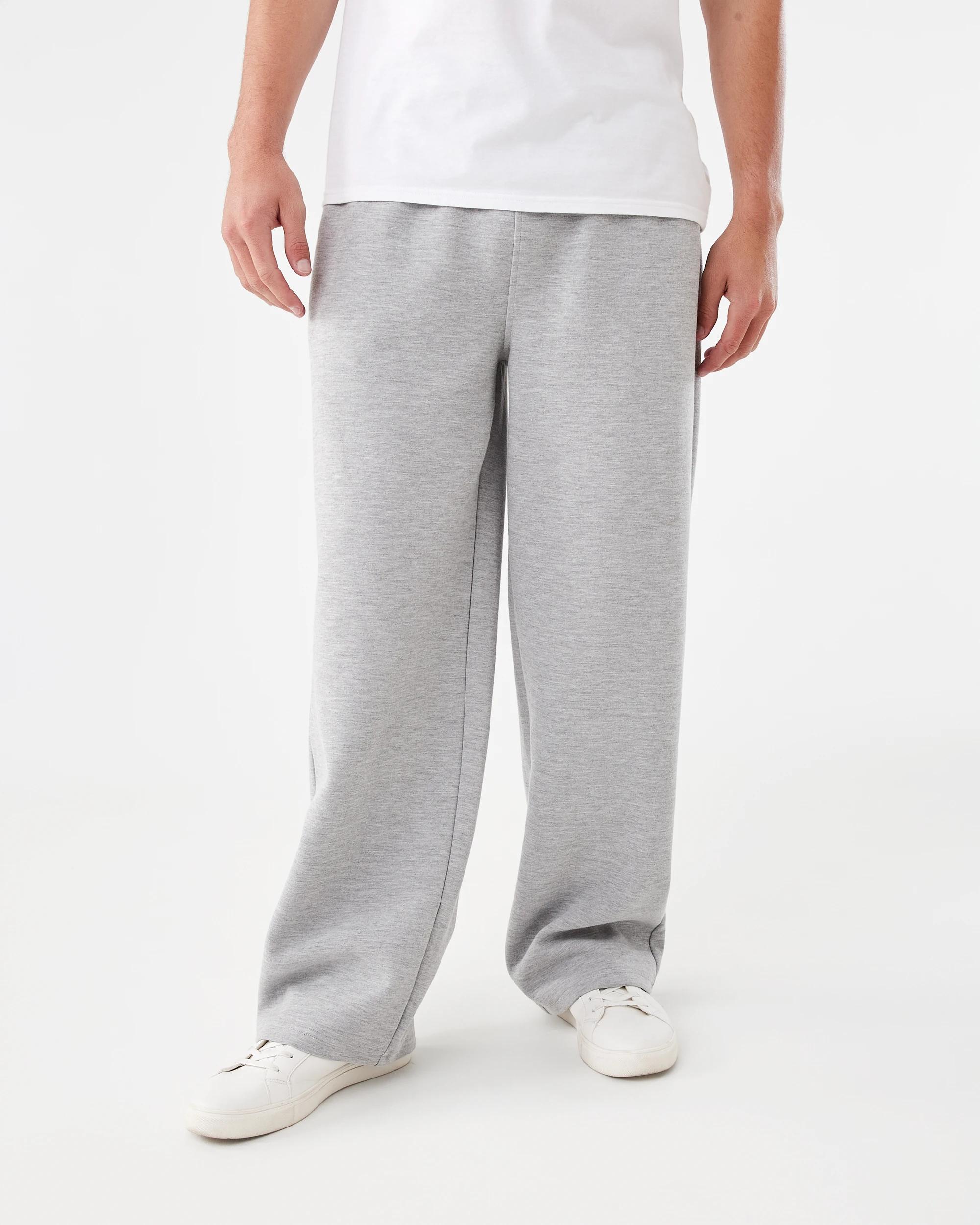 1 Interlock Open Leg Trackpants Grey Marle, 1 of 6