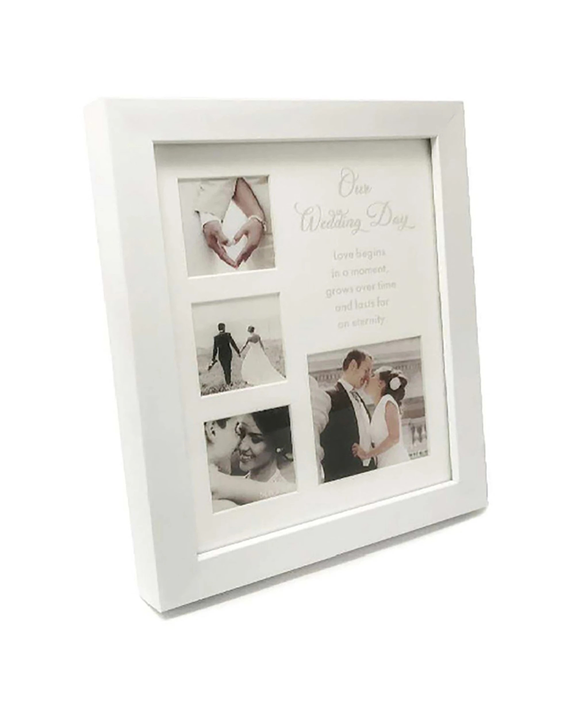 3 Our Wedding Composite Wooden Picture/photo Frame Home/room Decor 21x24cm
 - White, 3 of 3