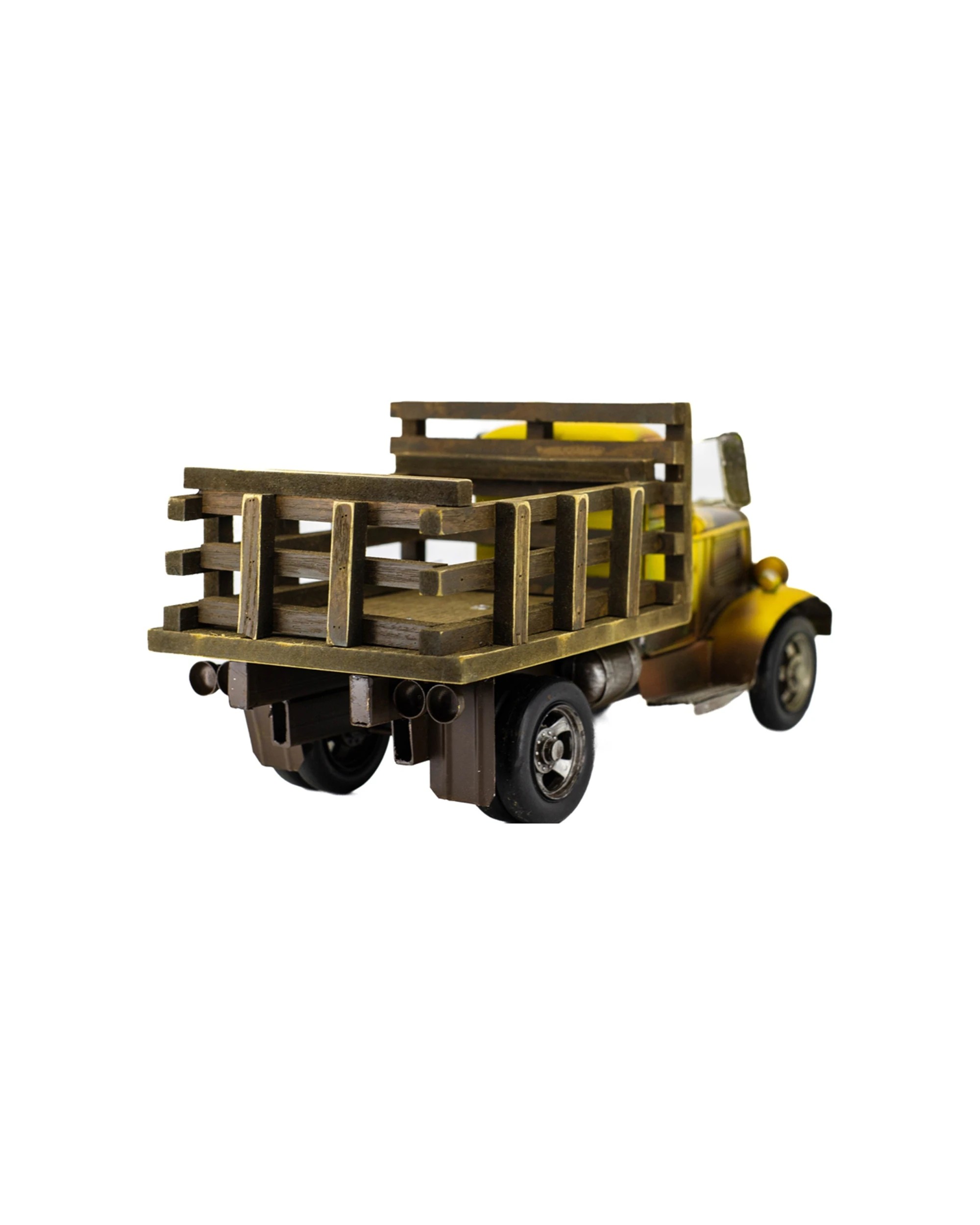 3 Boyle Metal Collectable Rustic Farm Truck Ornament Home Decor - Yellow, 3 of 4