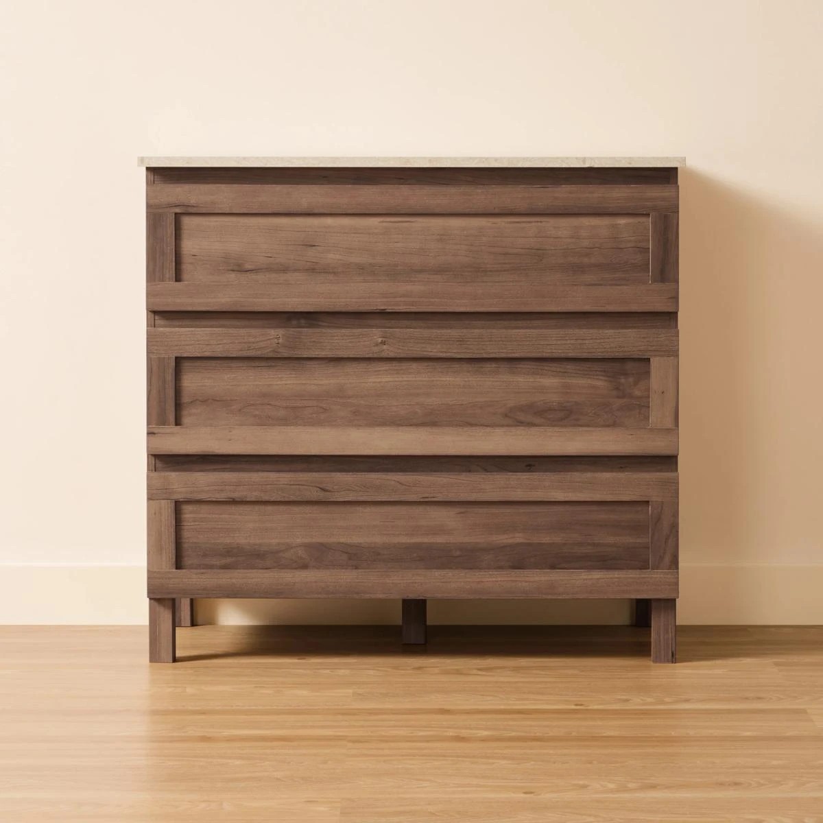 3 Bailey Chest of Drawers Walnut Look, 3 of 8