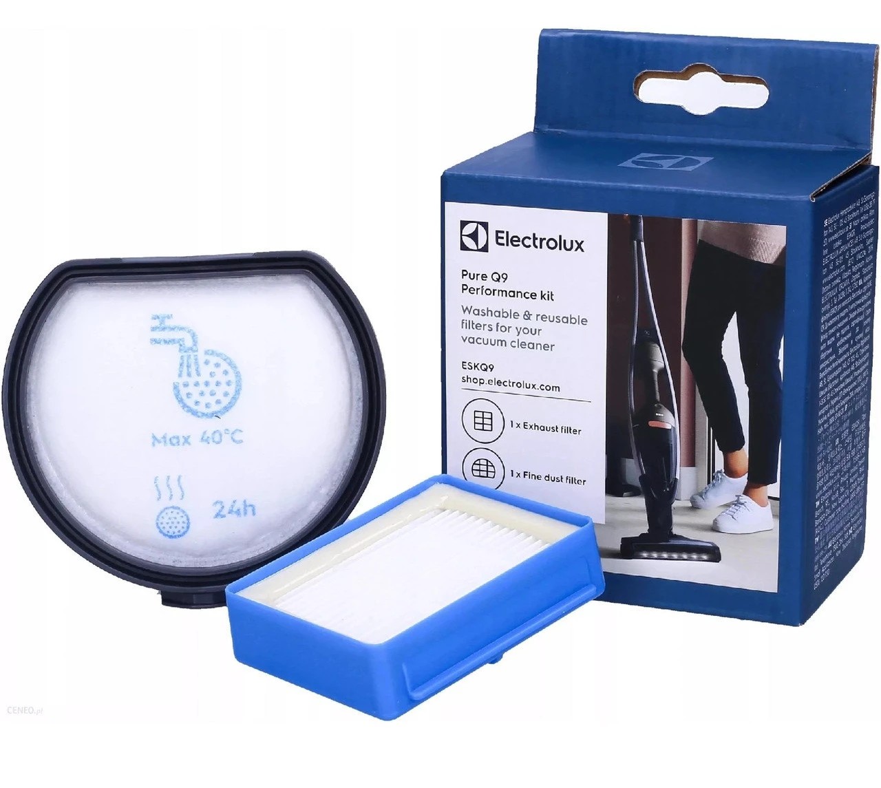 2 Electrolux Filter For Pure Q9 Cordless Vacuum Cleaners - Blue, 2 of 3