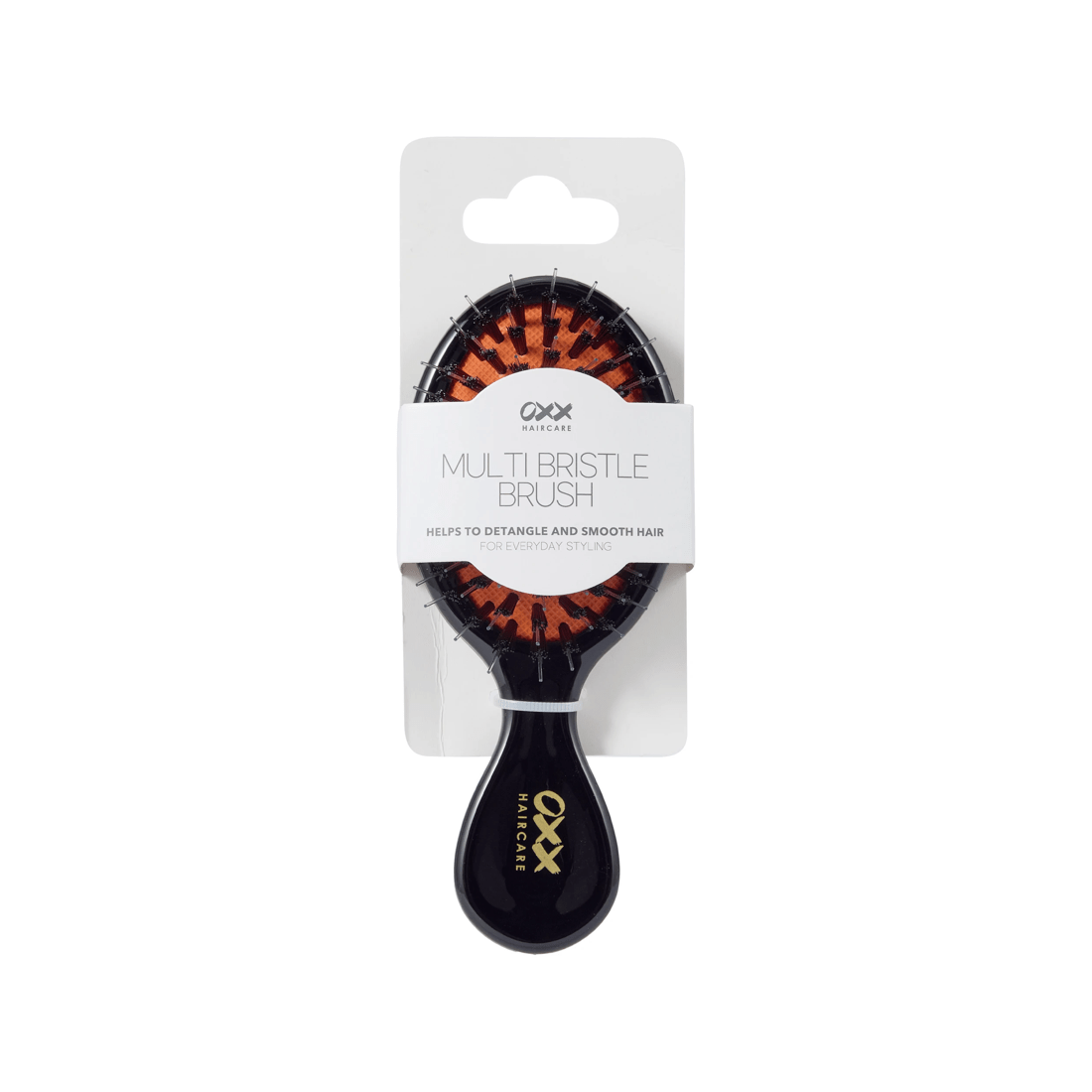 4 OXX Haircare Multi Bristle Brush - Black and Orange, 4 of 4