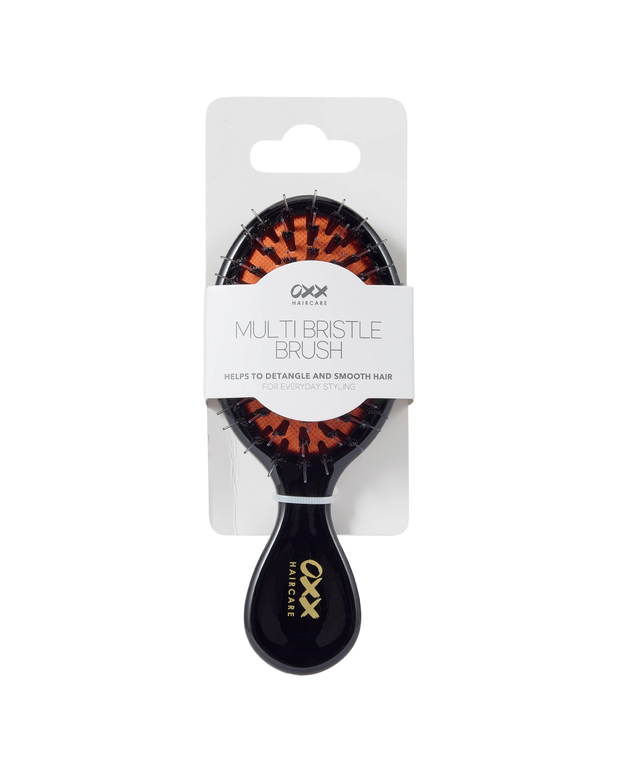 4 OXX Haircare Multi Bristle Brush - Black and Orange, 4 of 4