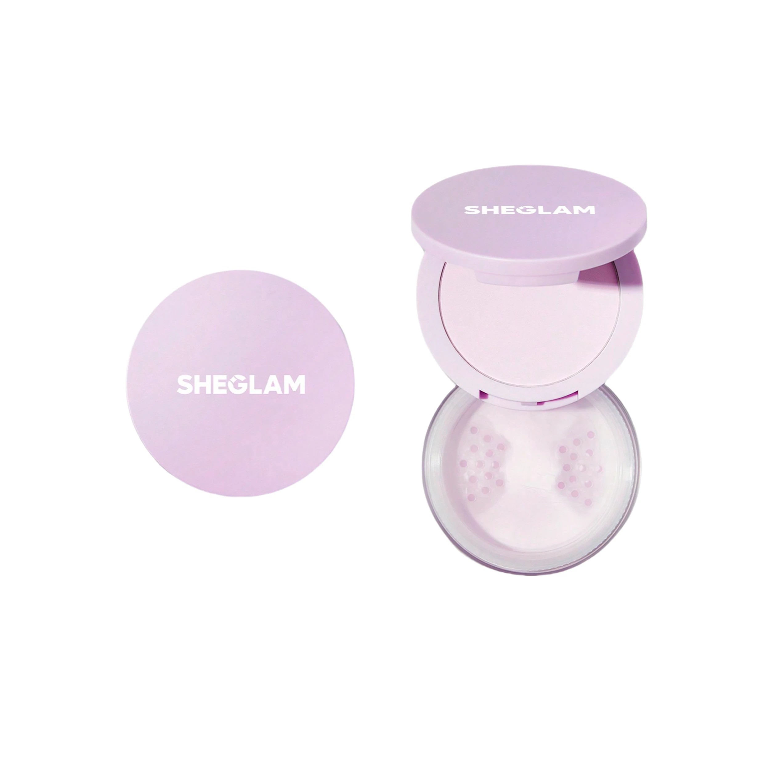 1 SHEGLAM Insta-Ready Face & Under Eye Setting Powder Duo - Taro, 1 of 7