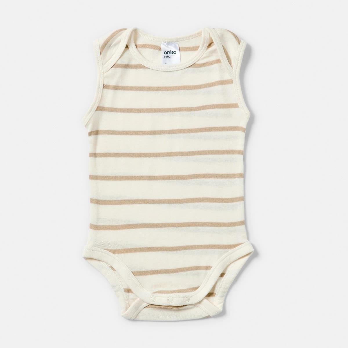 5 5 Pack Sleeveless Bodysuits NEUTRAL 5PK, 5 of 10