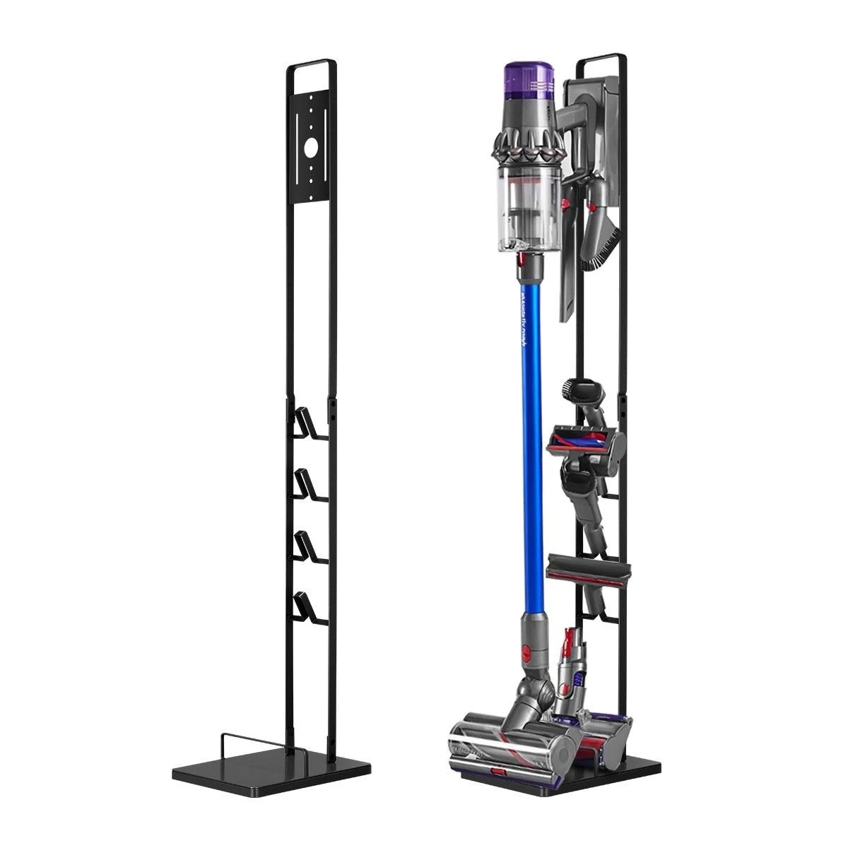 1 Ausway Freestanding Cordless Vacuum Cleaner Metal Stand Rack Hook Black, 1 of 3