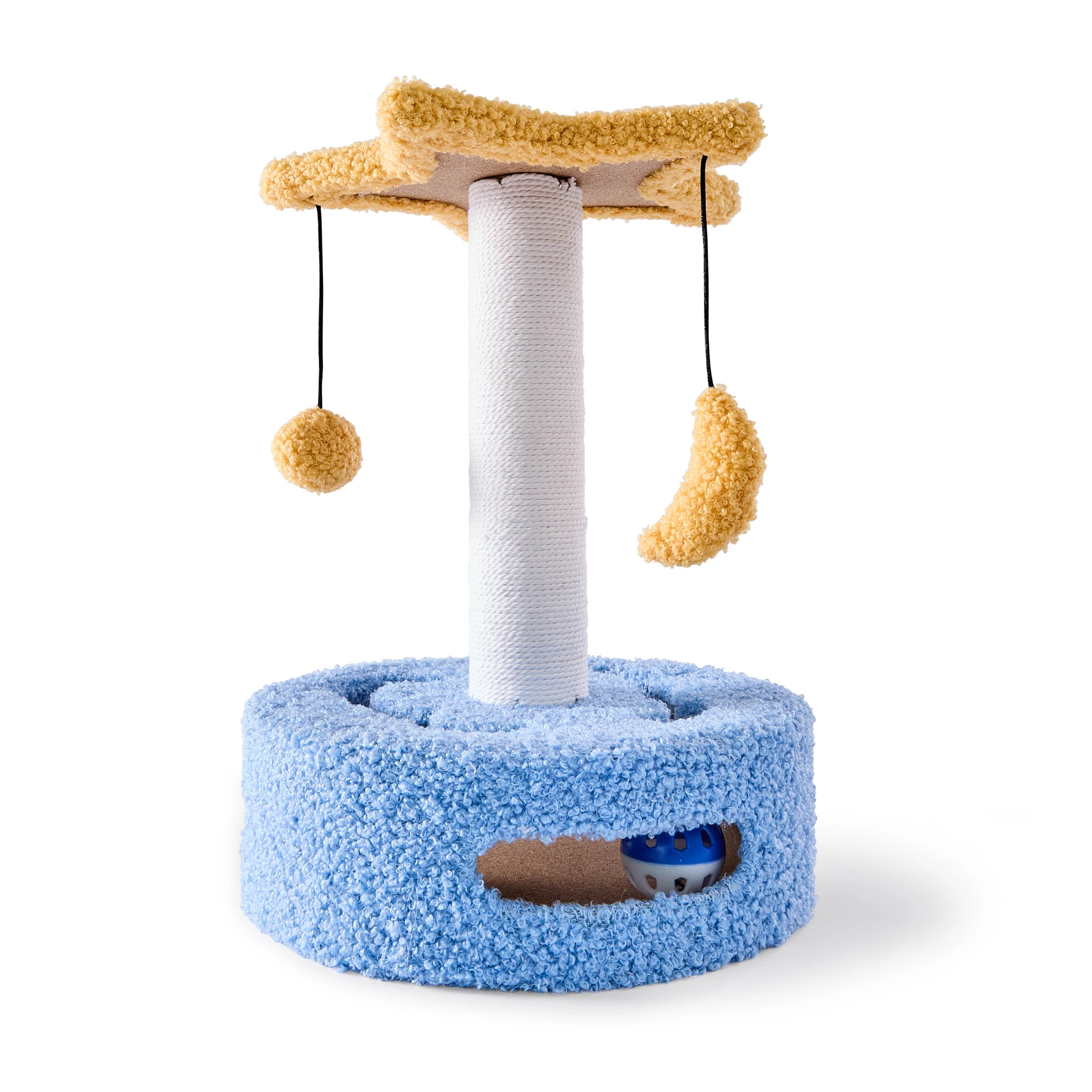 2 Novelty Cat Scratcher with Ball - Small, Assorted, 2 of 10