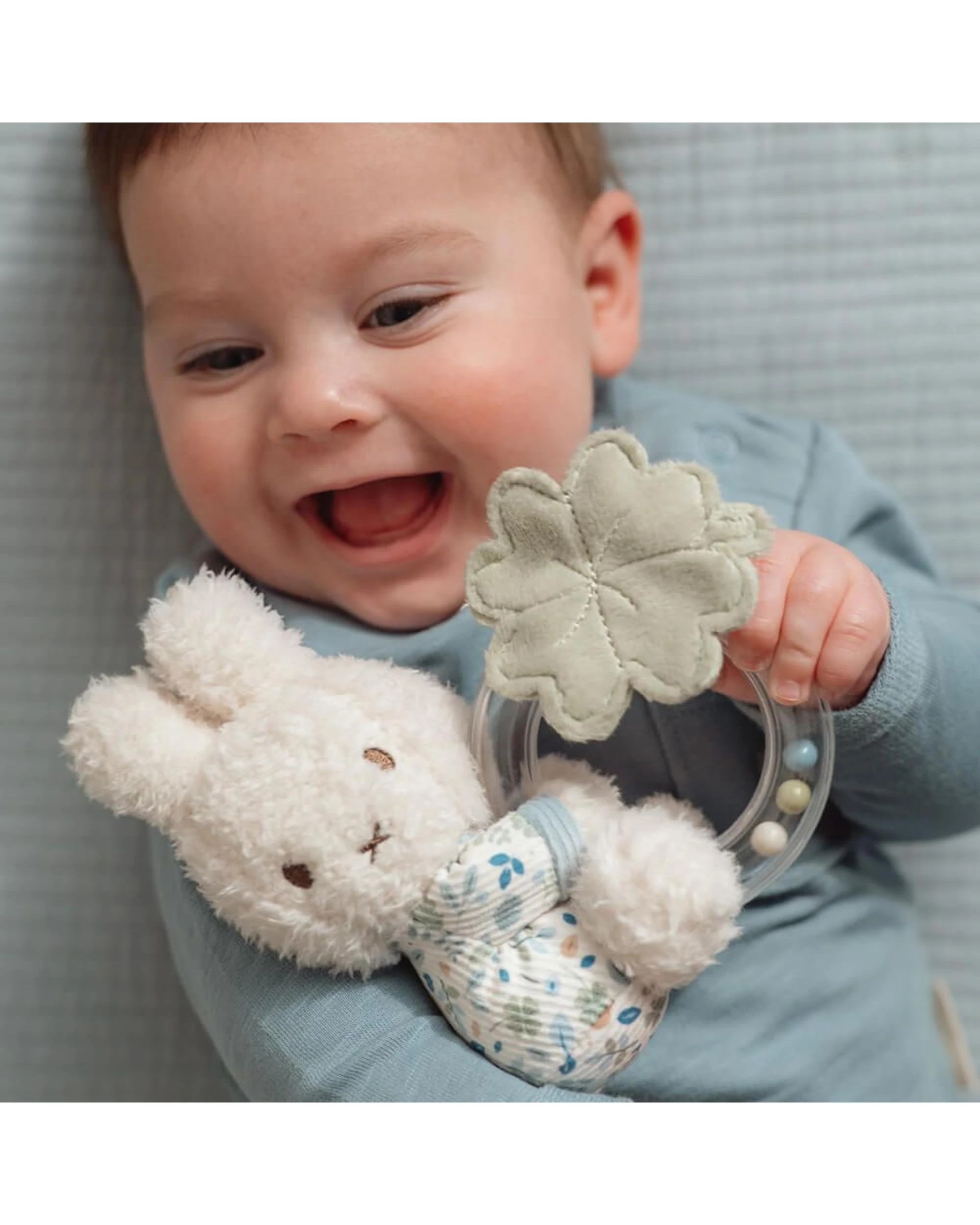 4 Miffy Miffy Lucky Leaves Ring Rattle, 4 of 4