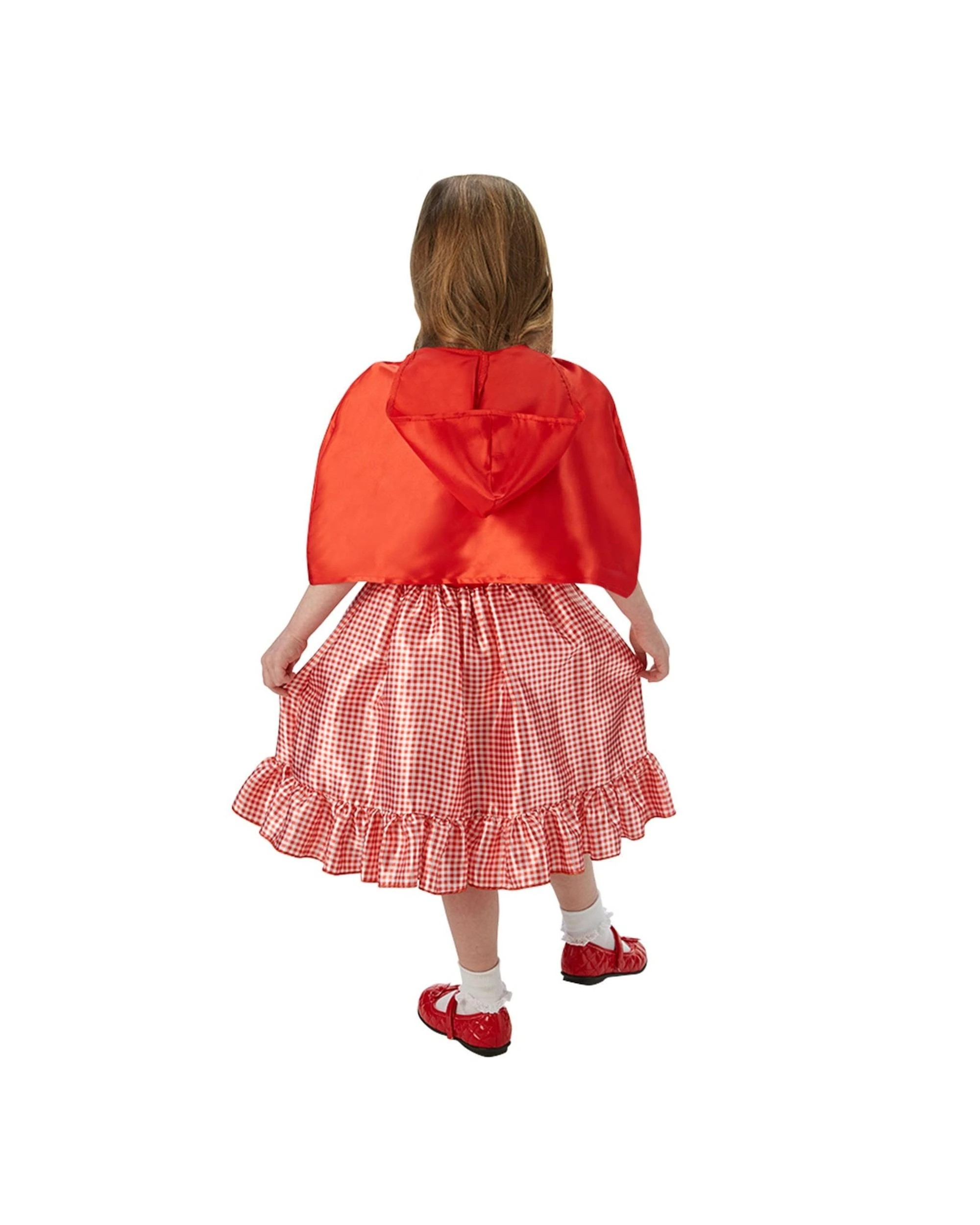 2 Little Red Riding Hood Gingham Child Costume Size M 6-8 Years, 2 of 4