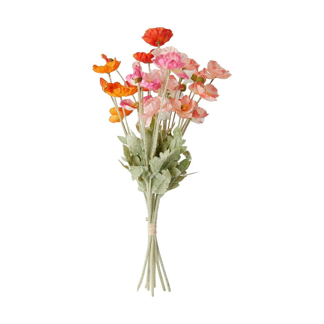 1 Artificial Poppies Bunch, 1 of 5