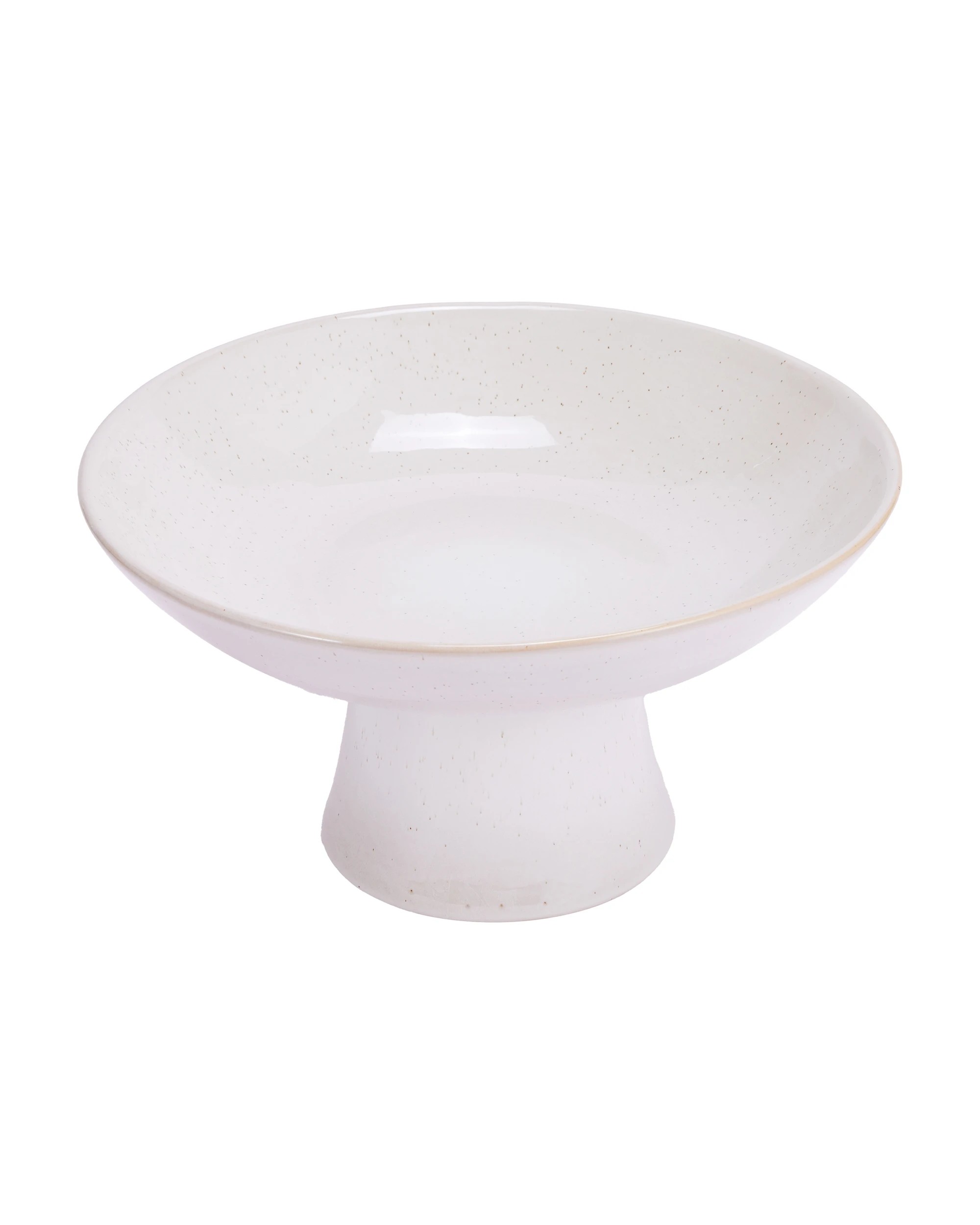 1 White Reactive Ceramic Decor Bowl, 1 of 5