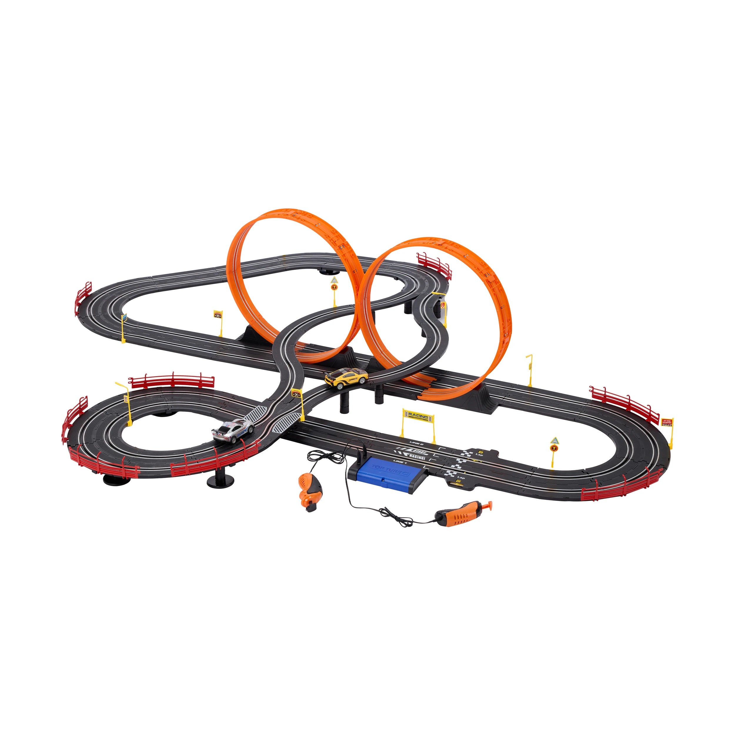 1 Super Loop Slot Car Deluxe Set, 1 of 10