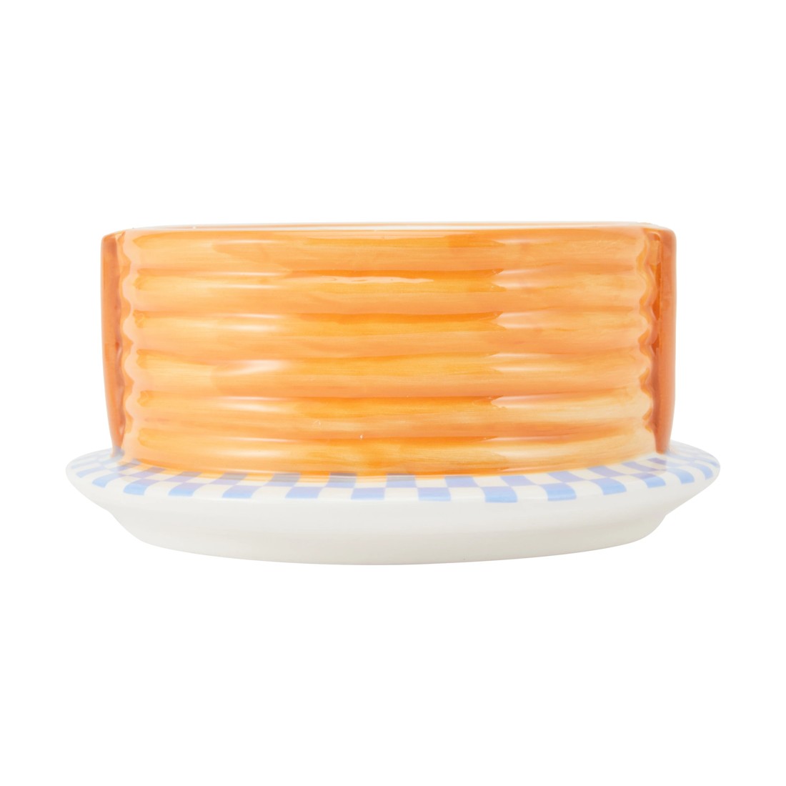 4 Ceramic Pancake Stack Candle, 4 of 6