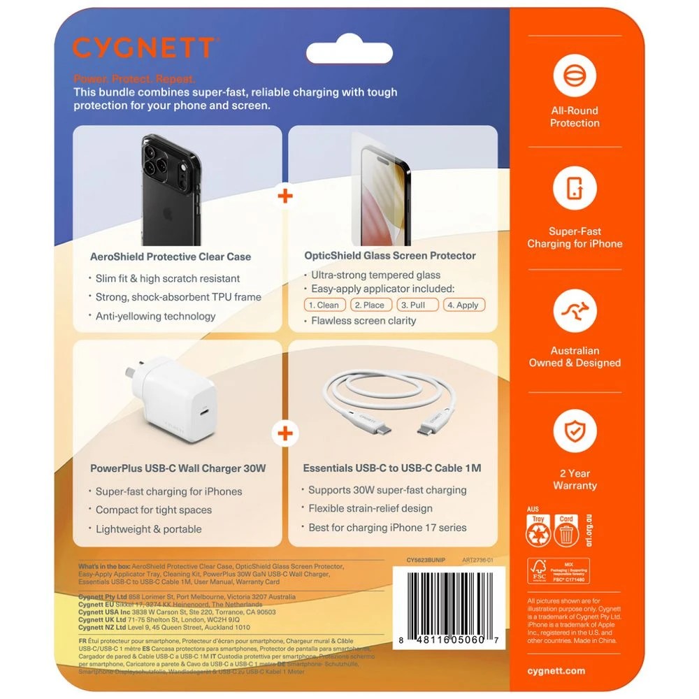 6 Cygnett Power and Protect Bundle iPhone 17 Pro Max, 6 of 6