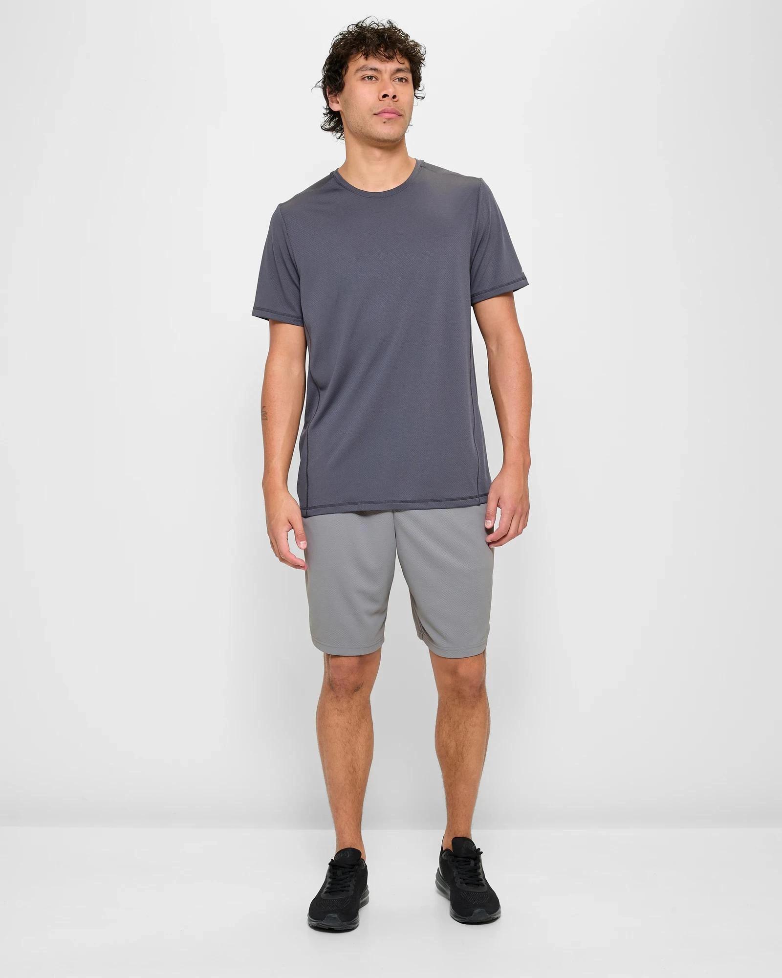 2 Target Active Knit Shorts MID GREY, 2 of 5