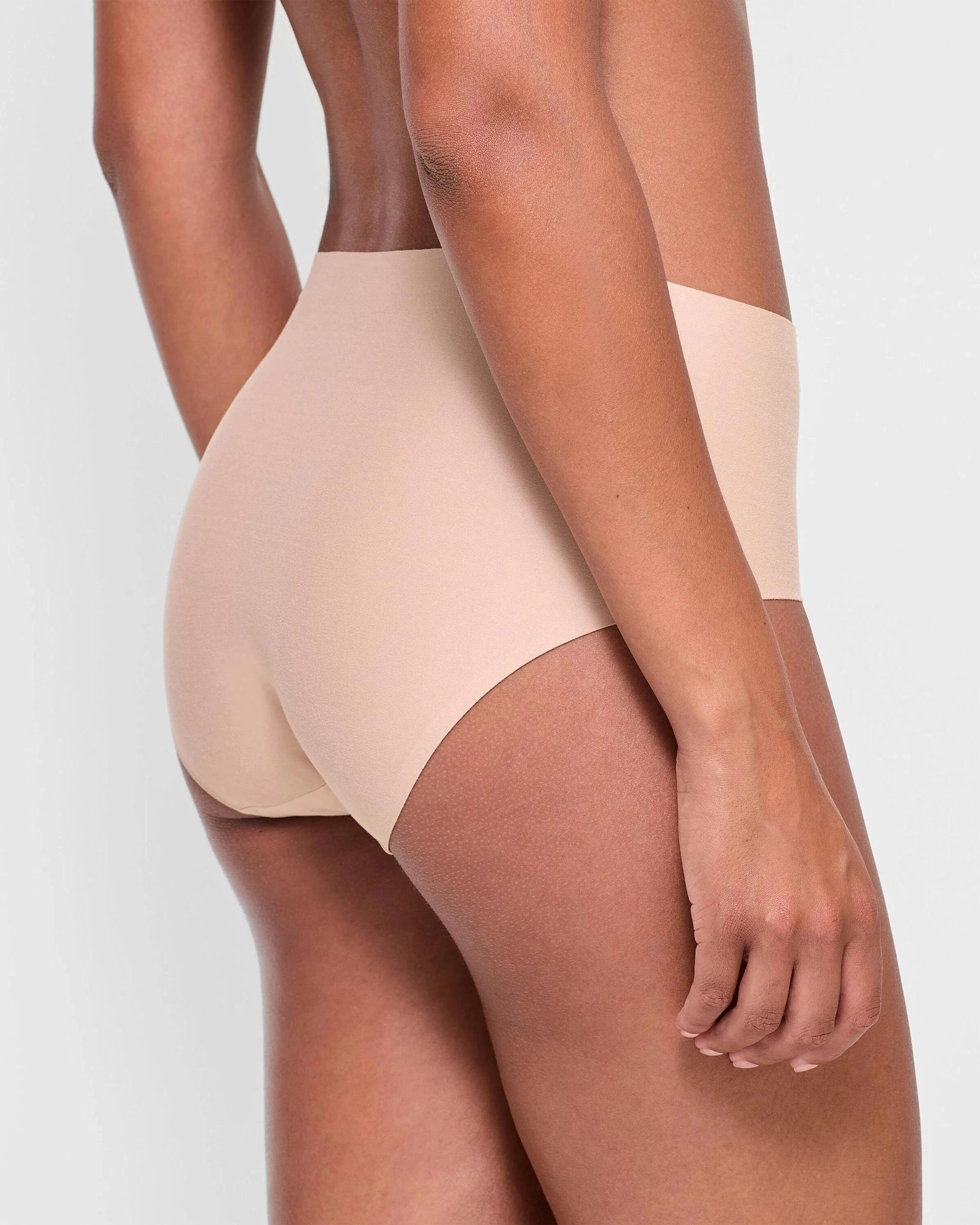 4 Target 2 Pack Bonded No Show Midi Briefs NUDE, 4 of 4