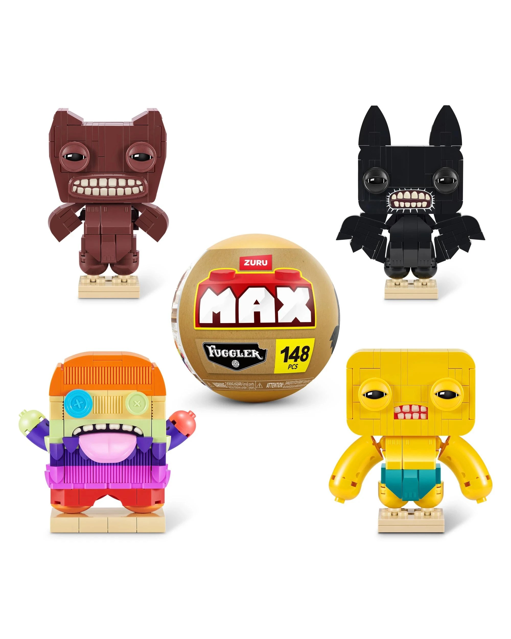 1 Max Build More Premium Fugglers Building Bricks Collection By Zuru - Assorted - Multi, 1 of 10