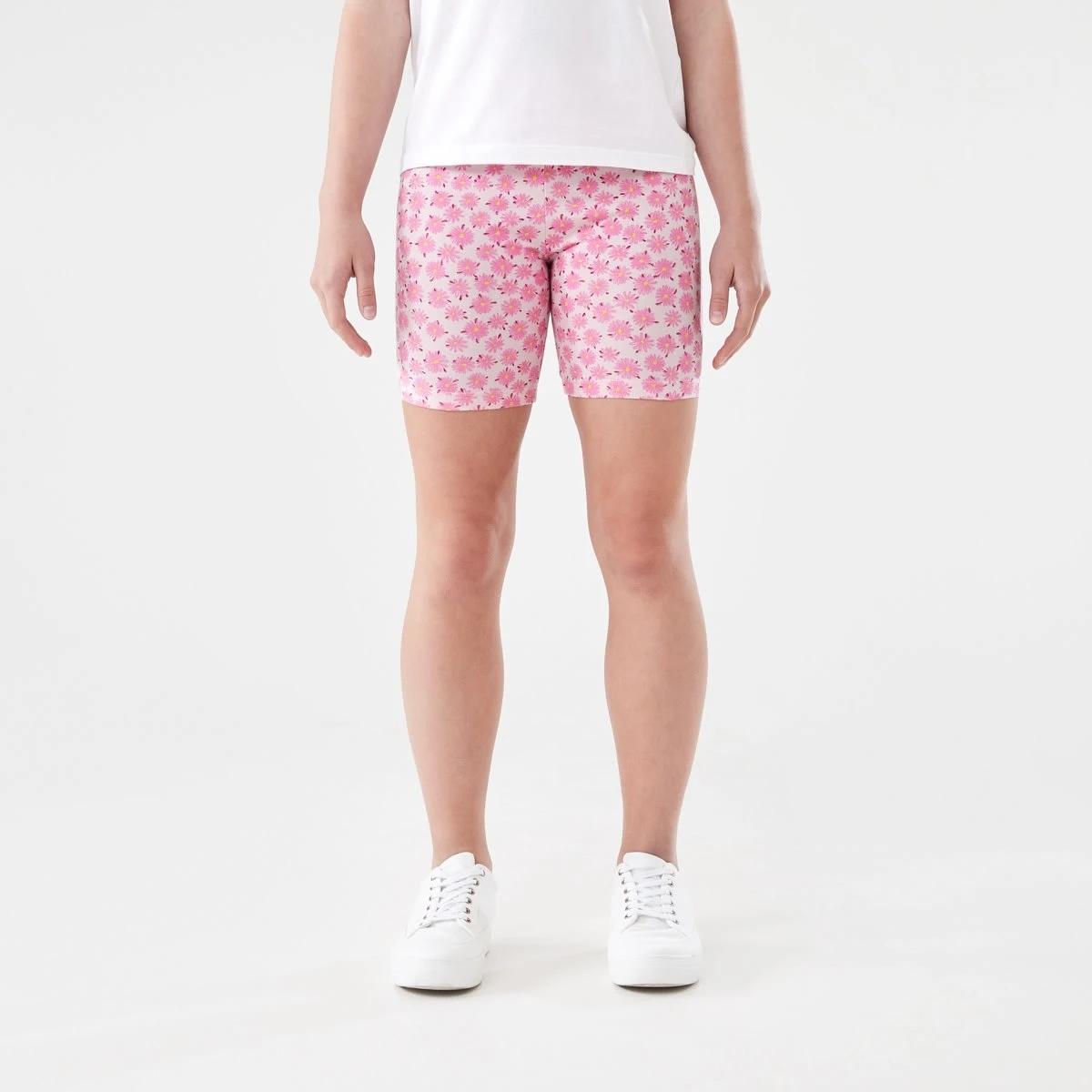 1 Print Bike Shorts SCRIBBLE DITSY PINK, 1 of 5