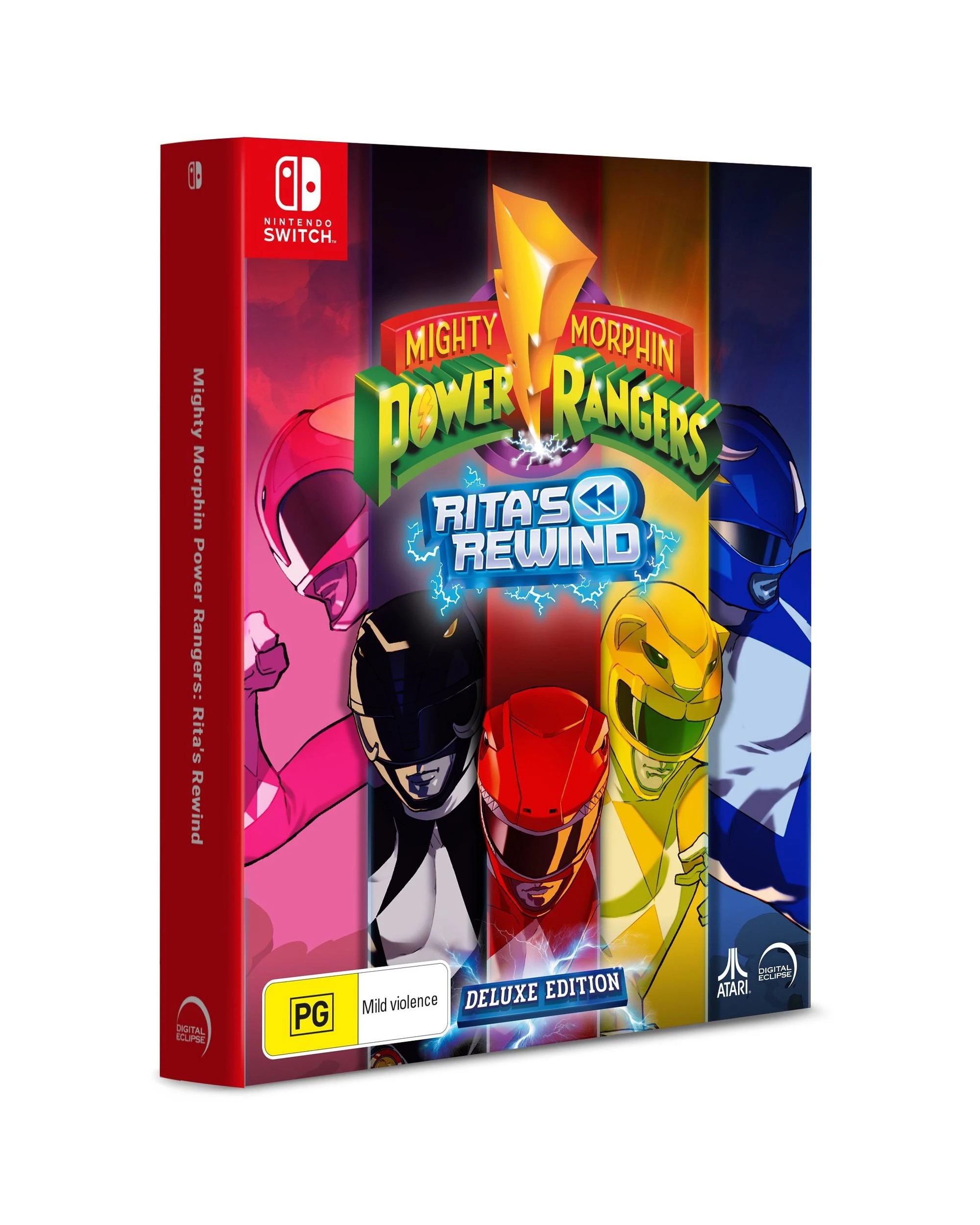 1 Atari Mighty Morphin Power Rangers: Rita's Rewind Deluxe Edition - Switch, 1 of 10
