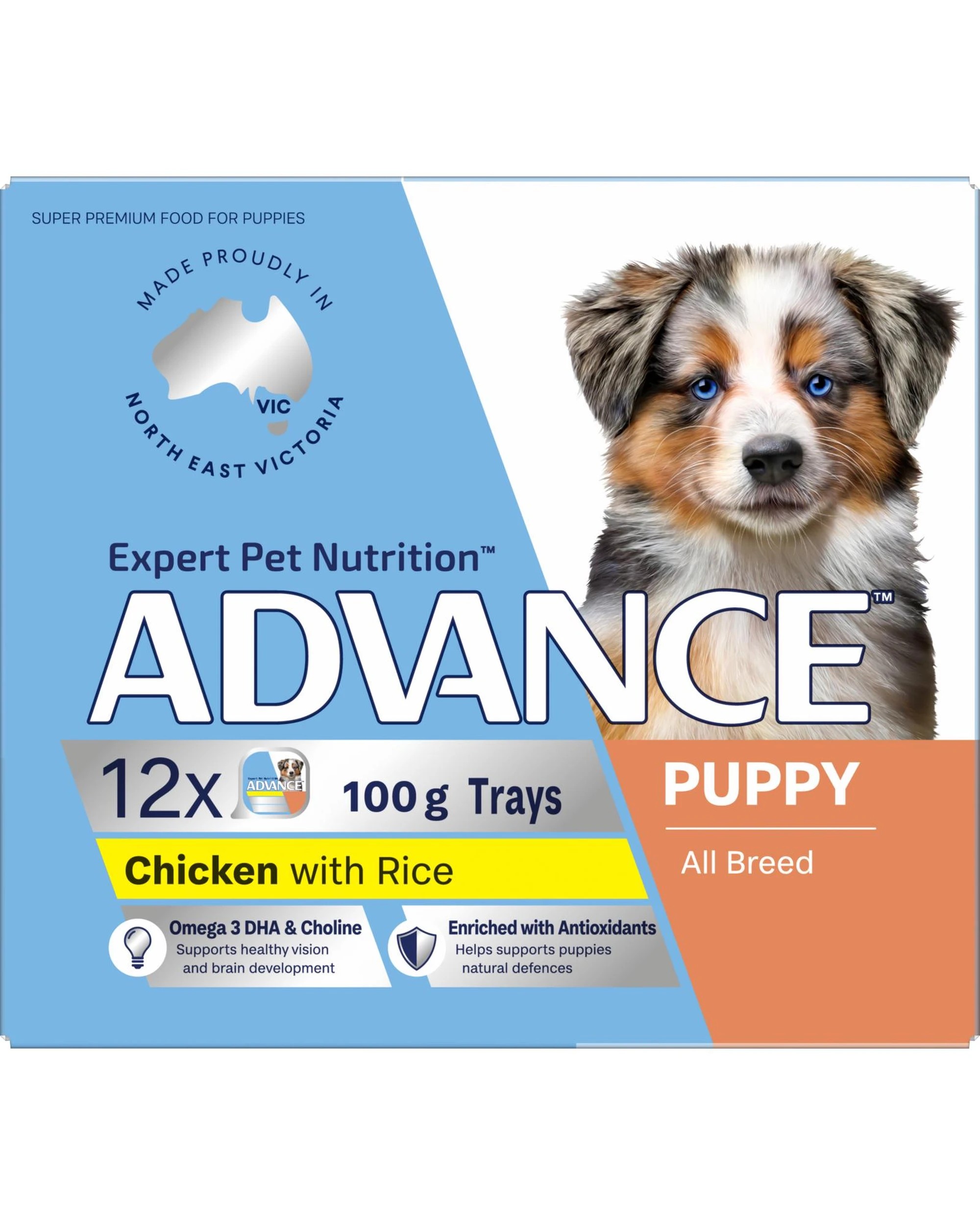 7 Advance Puppy All Breed Wet Dog Food Chicken w/ Rice 12 x 700g, 7 of 10