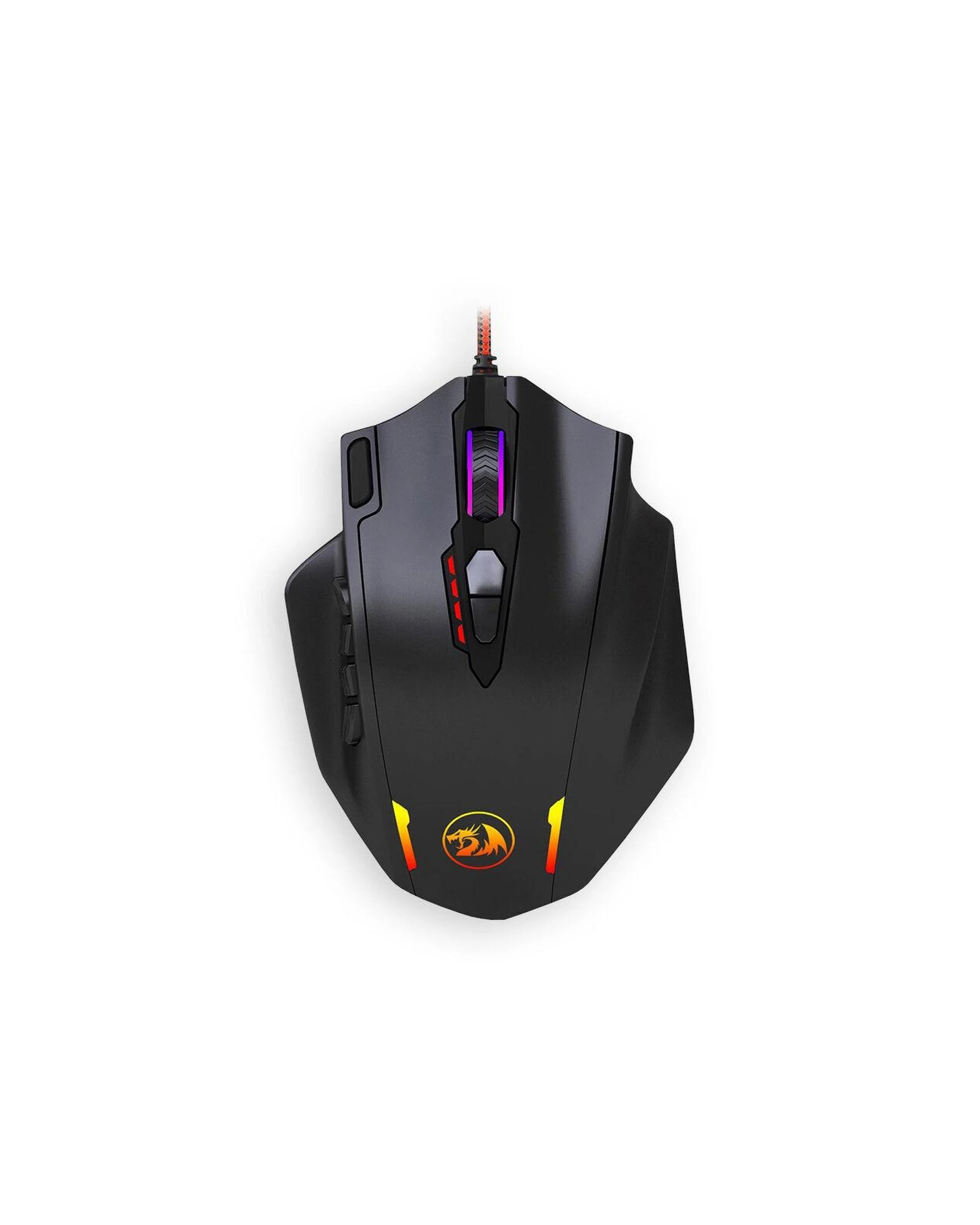 1 Redragon M908 Impact MMO USB Wired Gaming Mouse - Black, 1 of 9