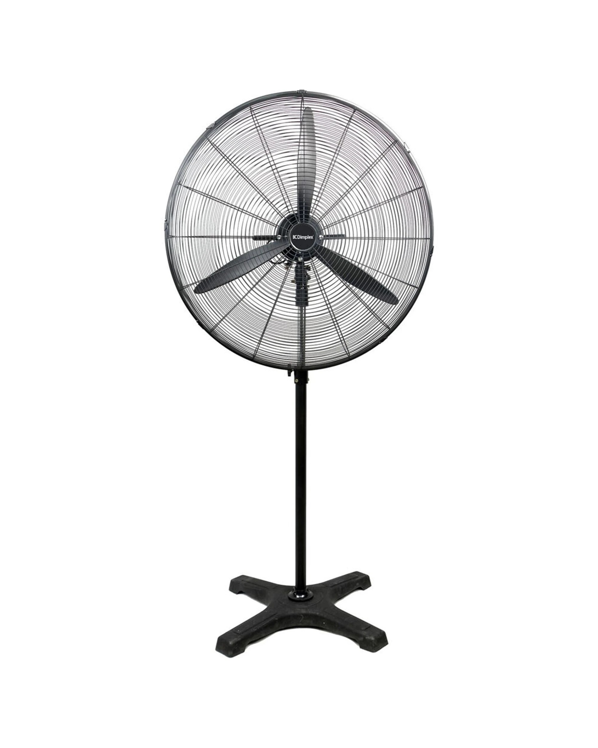 3 Dimplex 75cm High Velocity Pedestal Fan Air Cooler Oscillating Fan 285W
 - black, 3 of 3