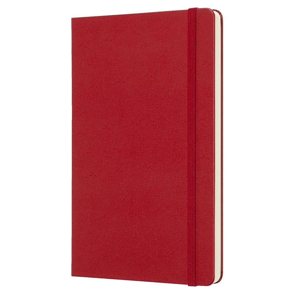 2 Moleskine Classic Hardcover Dot Grid Large 240pg Notebook Red, 2 of 5