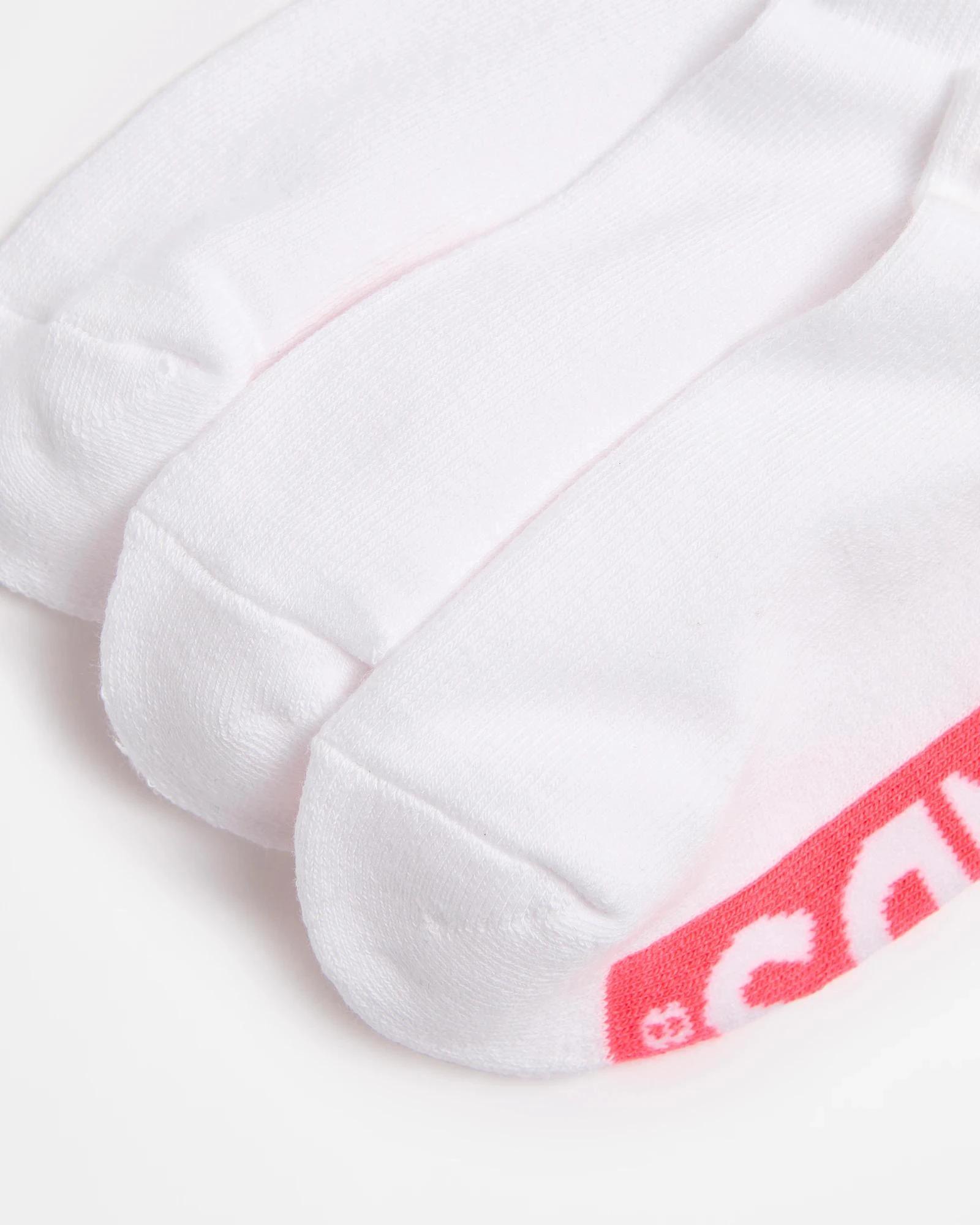 2 Women's Cotton Blend Cushioned Low Cut Socks 3 Pack - Bonds WHITE, 2 of 6