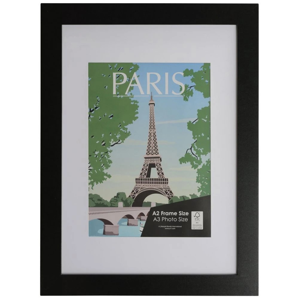 1 Cosmopolitan A2 with A3 Opening Poster Frame Black, 1 of 4