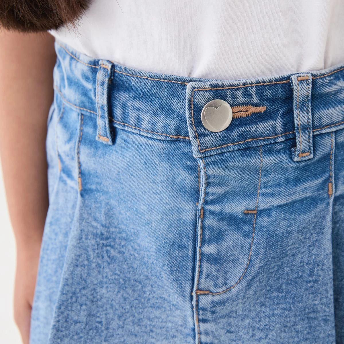 4 Denim Skort LIGHT WASH, 4 of 6