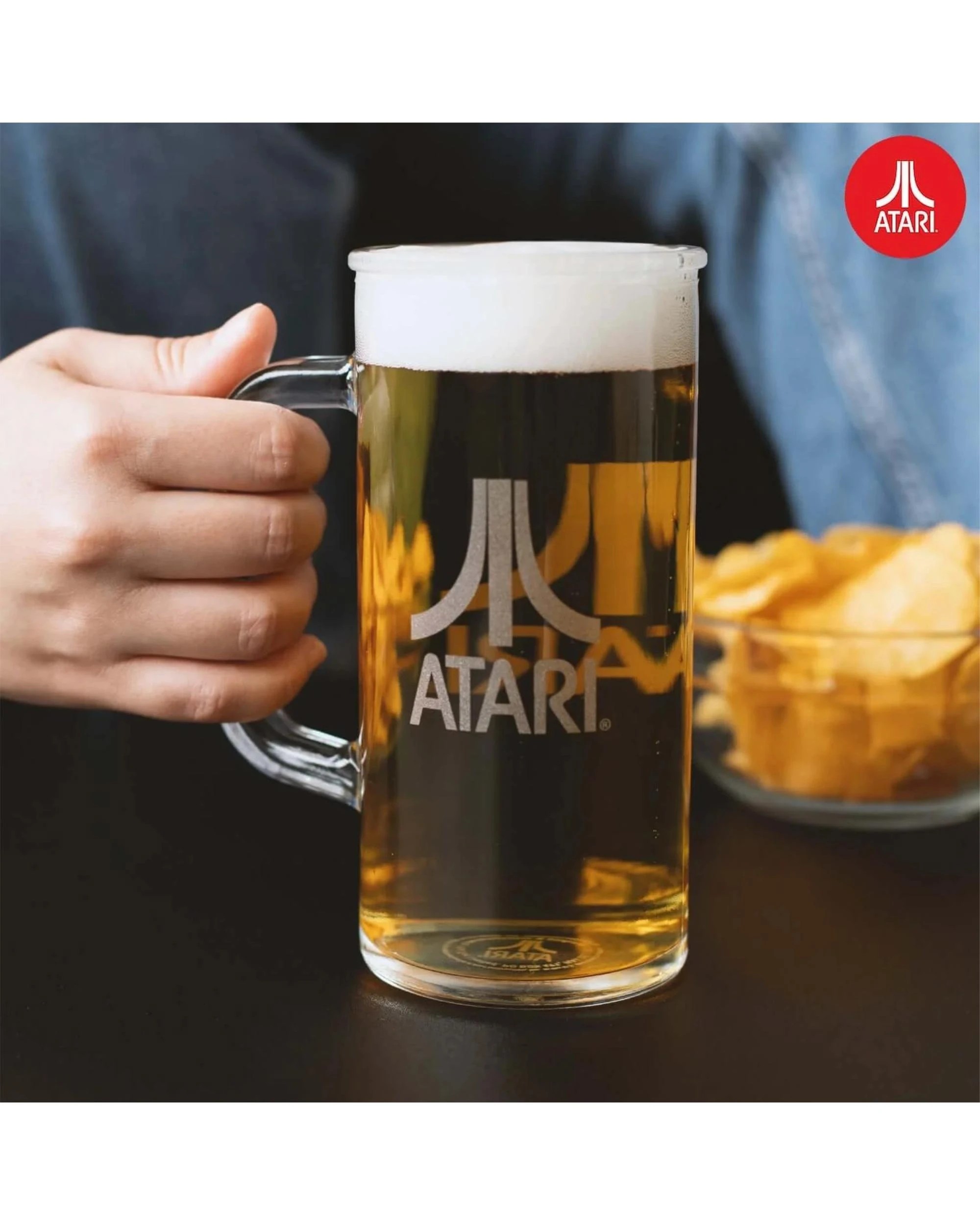 5 Thumbs Up! Official Atari Beer Glass, 5 of 7