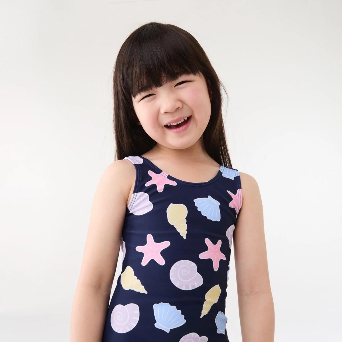 2 One Piece Swimsuit SEA SHELL DEEP INDIGO, 2 of 8