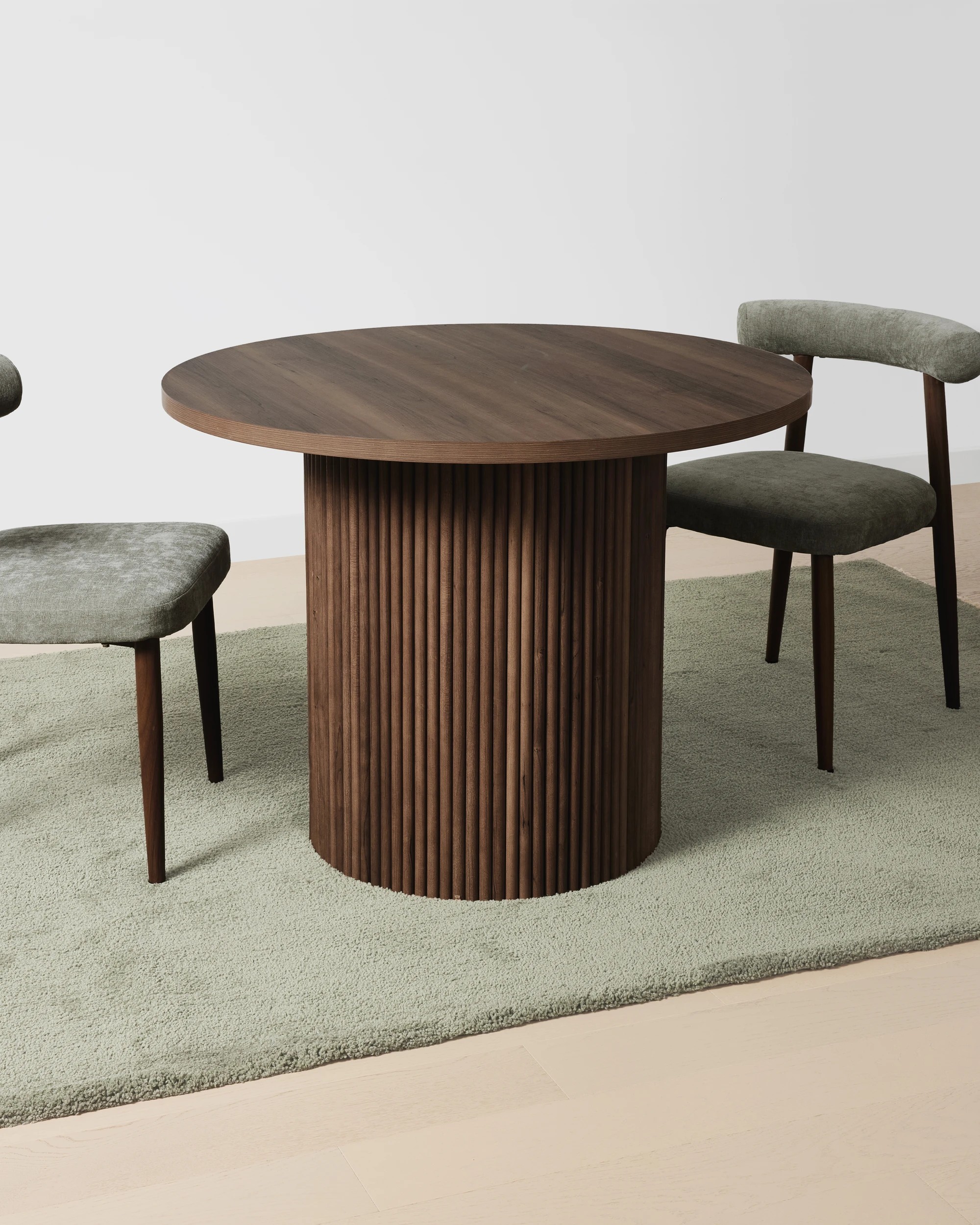 2 Ryan Ribbed Dining Table - Walnut, 2 of 7