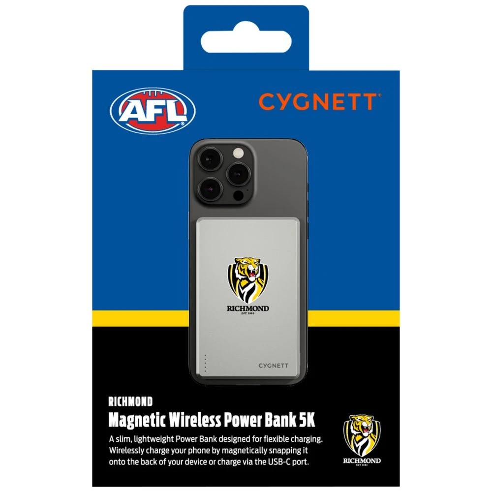 6 Cygnett 5000mAh Magslim Powerbank Richmond Tigers, 6 of 6