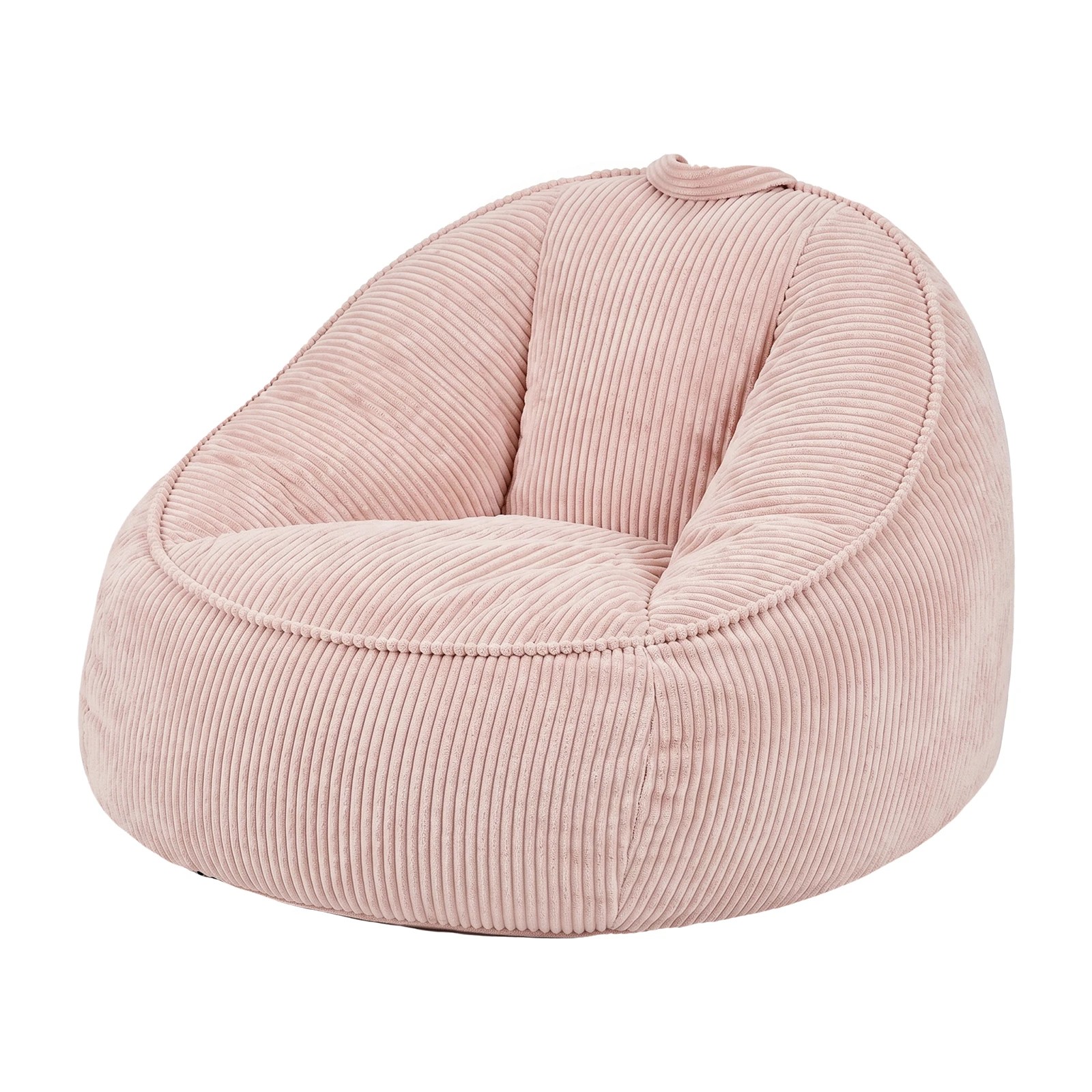 1 Advwin Bean Bag Chair Sofa w/ Handle Adults Teens Corduroy Lazy Floor Sofa - Pink, 1 of 7