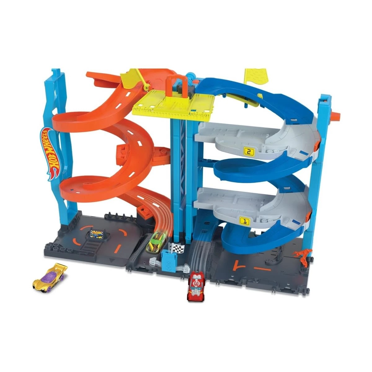2 Hot Wheels City Transforming Race Tower, 2 of 5