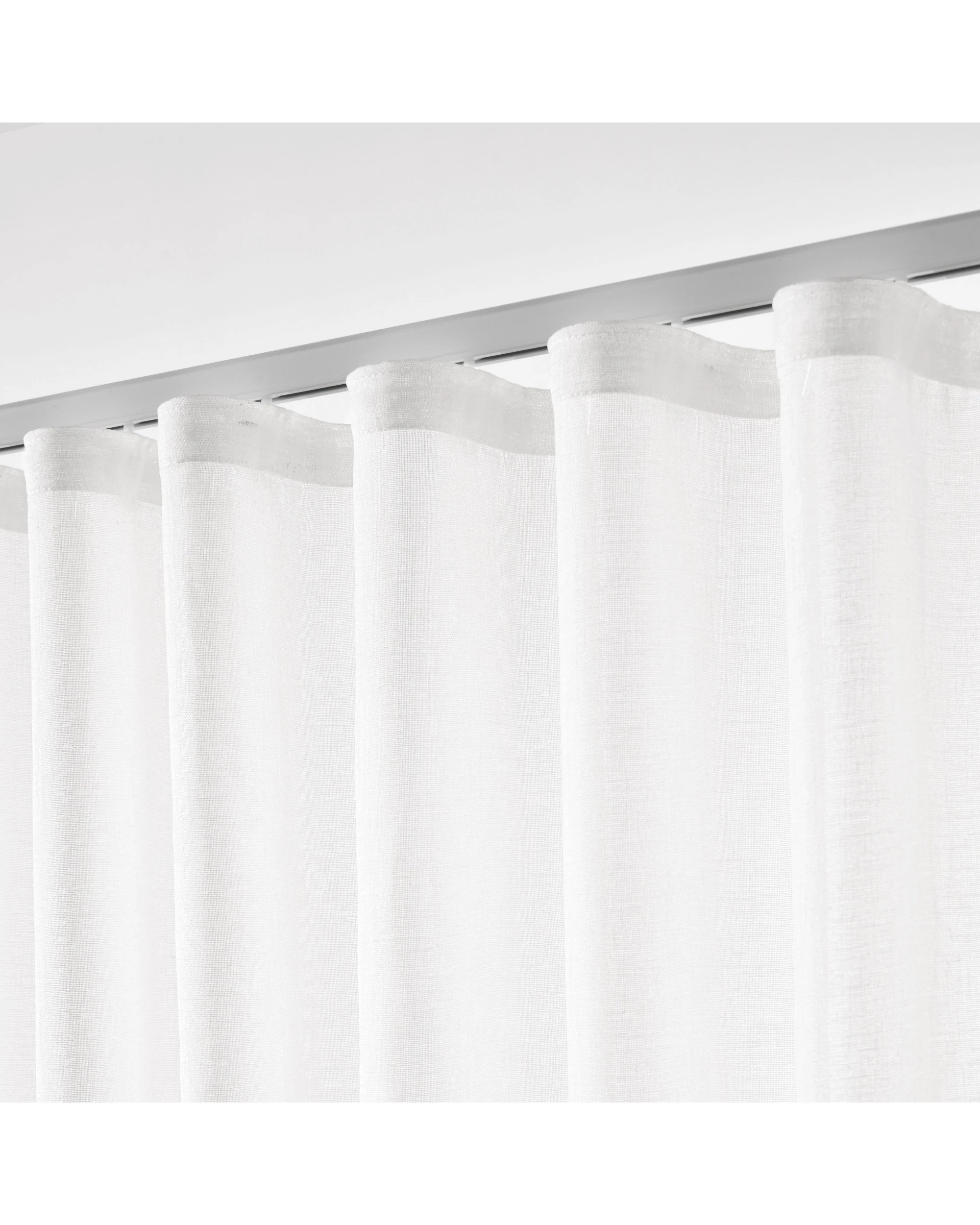 4 Cadence & Co. S-Fold Curtain Track Set 180cm + S-Fold Wand - White, 4 of 7