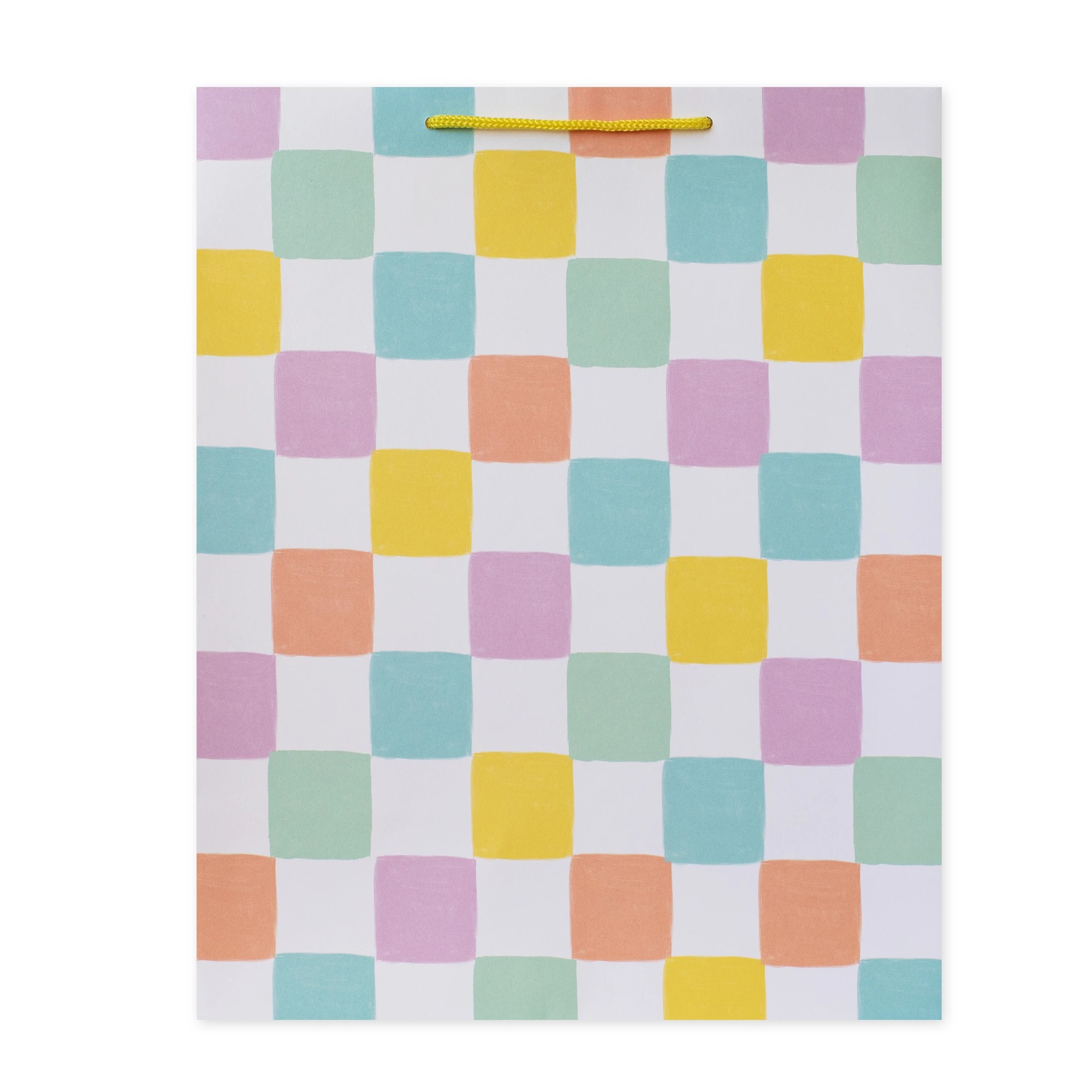 2 Hallmark Pastel Grid Pattern Gift Bag - Medium, 2 of 2