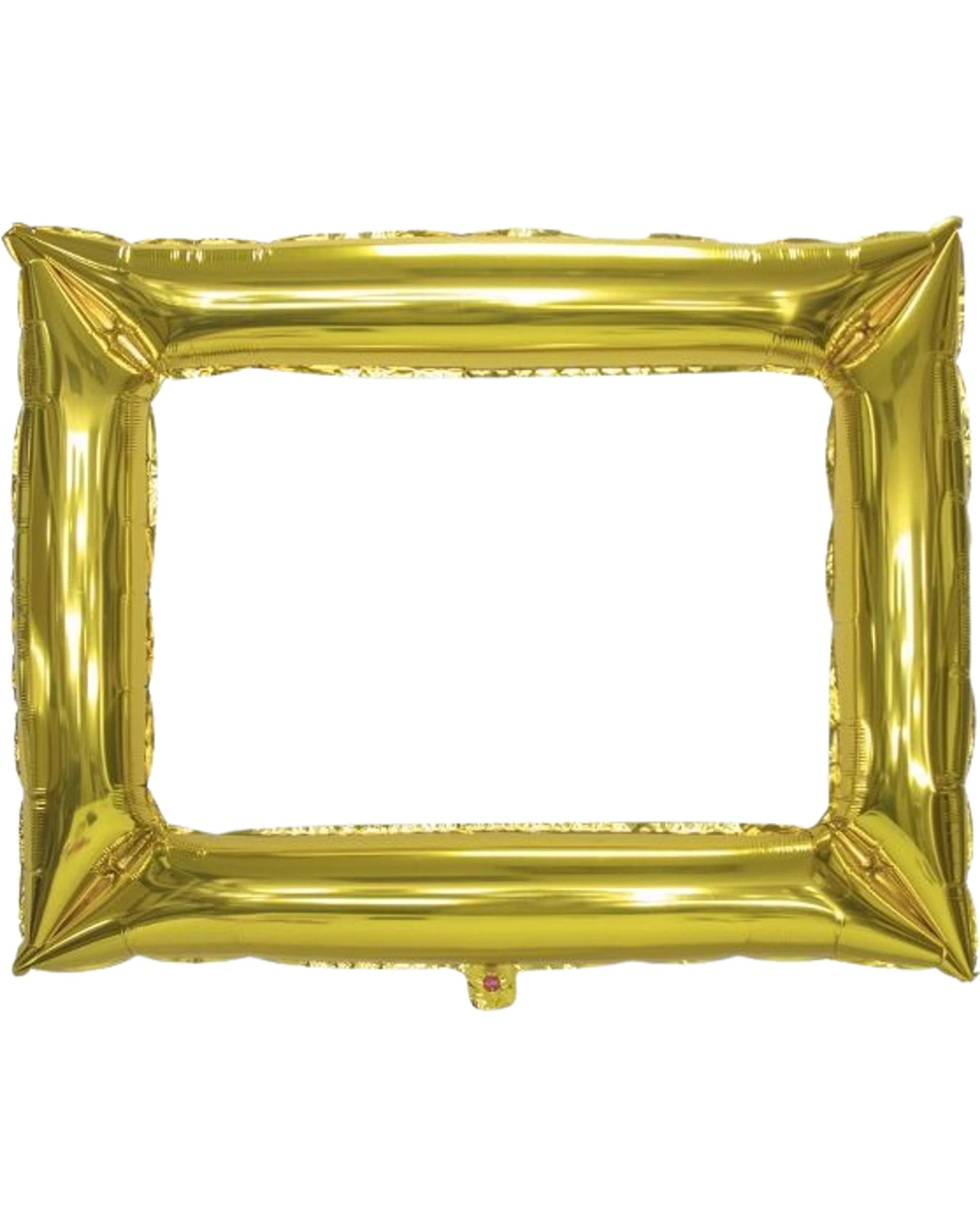 1 Party Maker Photo Frame Air Fill Foil Balloon - Gold, 1 of 2