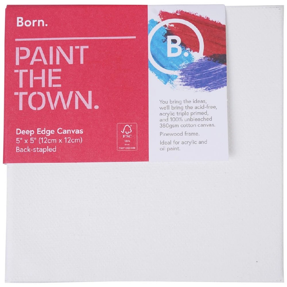 1 Born Deep Edge Canvas 5 x 5", 1 of 4