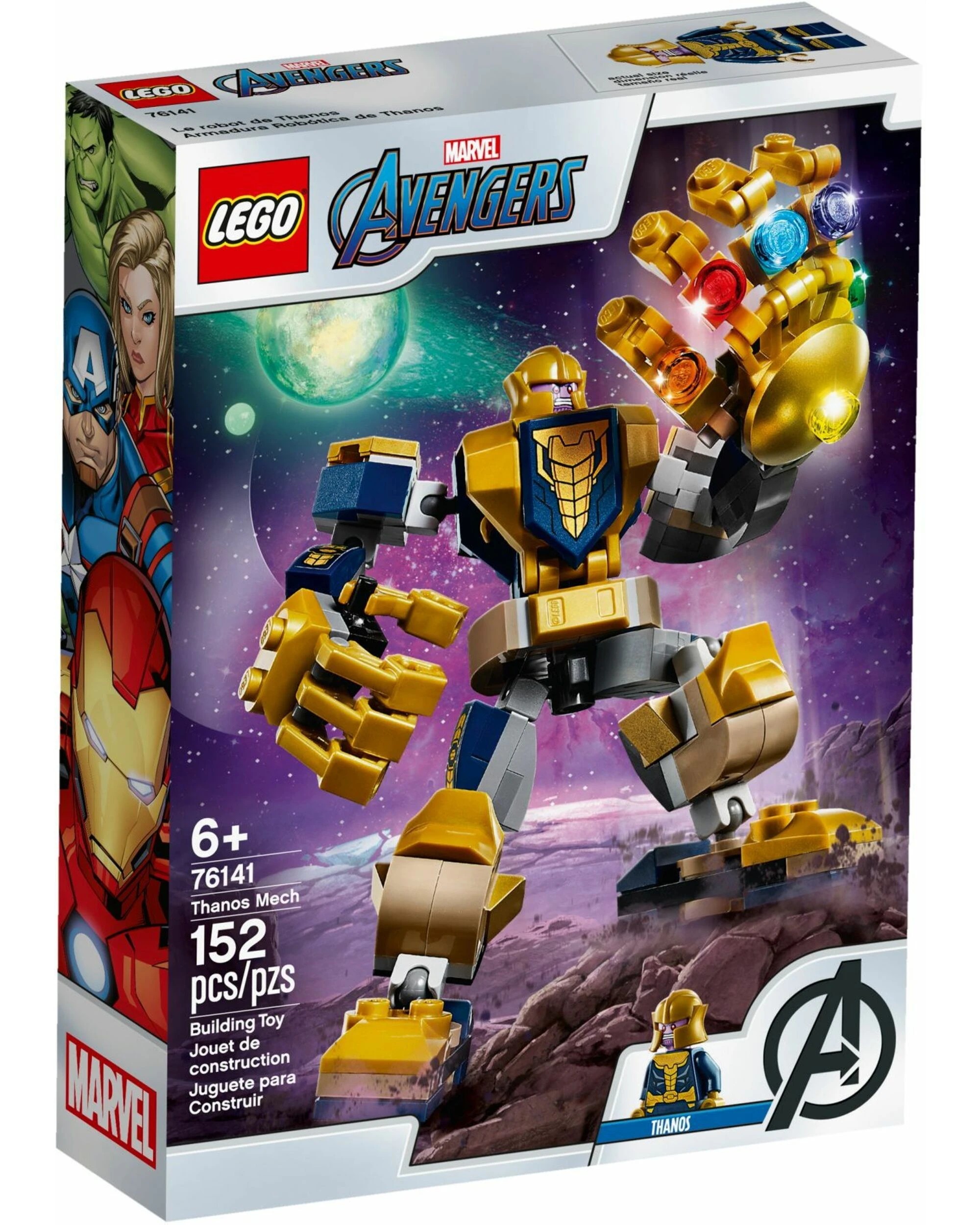 1 LEGO MARVEL AVENGERS THANOS MECH (76141), 1 of 5